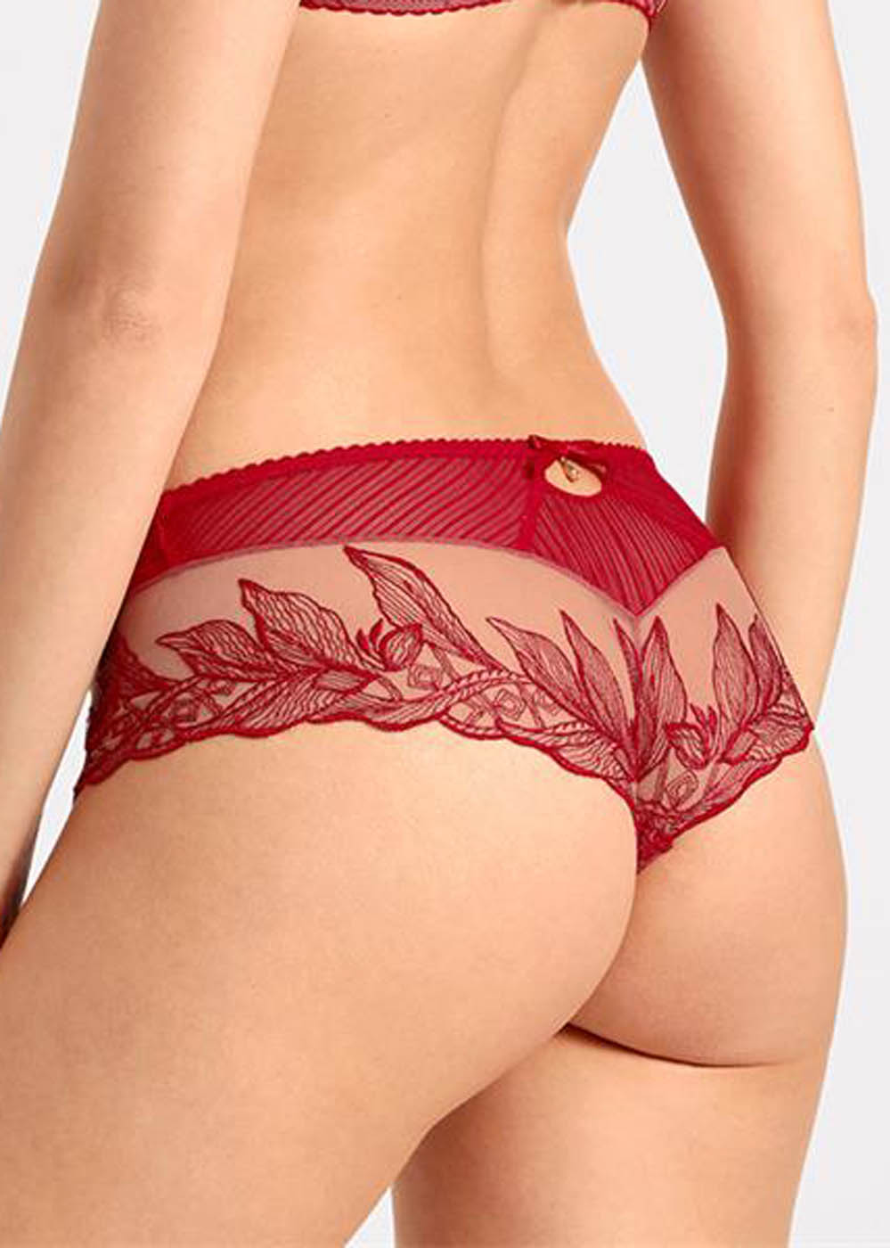 Culotte Saint Tropez Aubade Rouge crin