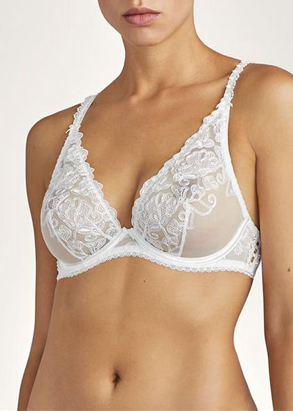 Soutien-gorge Triangle Plunge Aubade Opale