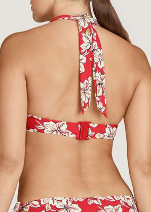 Soutien-Gorge Plunge Coques Avec Armatures Maillots de Bain Aubade  Floral Sanguine