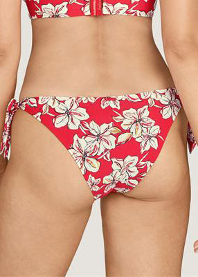Bikini Slip Maillots de Bain Aubade  Floral Sanguine