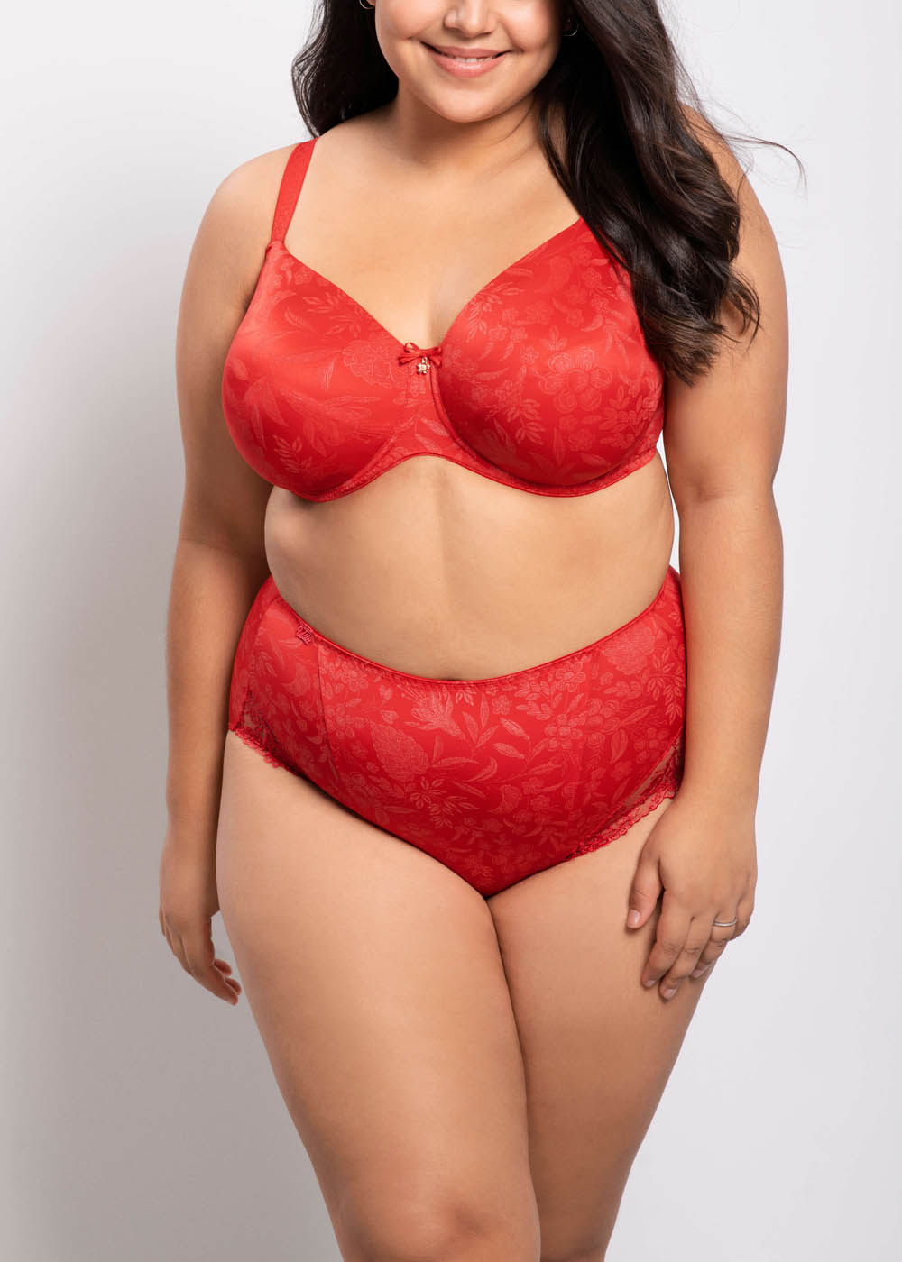 Soutien-gorge Rembourr Ulla Dessous Rouge Coquelicot