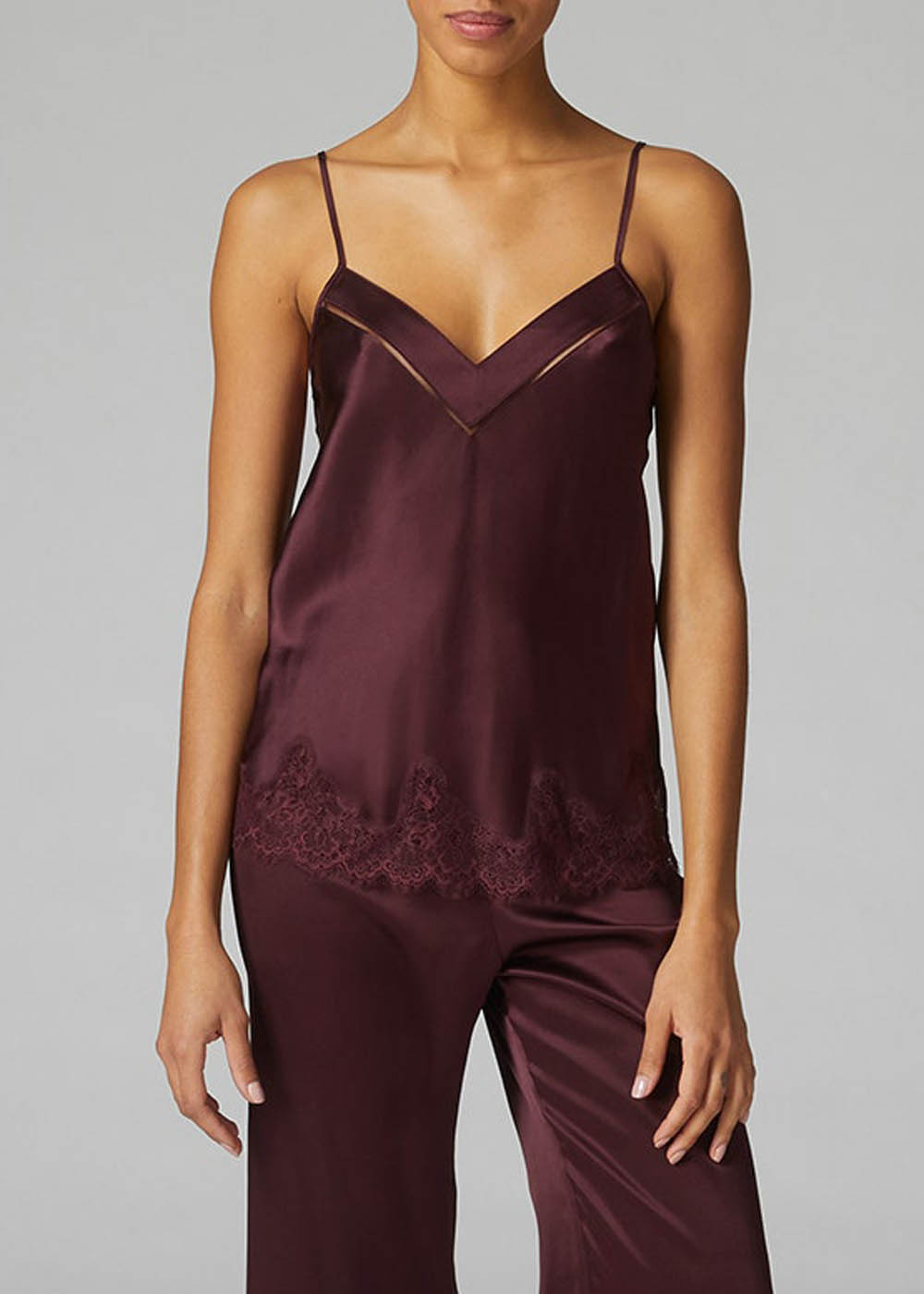 Top A Fines Bretelles Simone Prle Rouge De Nuit