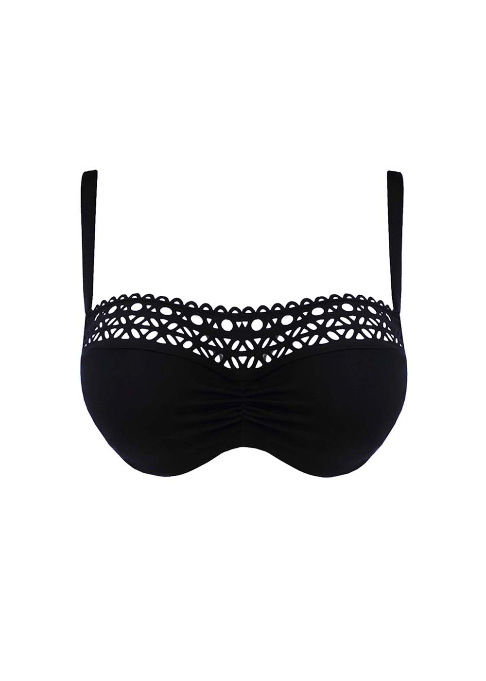 Soutien gorge bandeau souple Maillots de Bain Lise Charmel  Noir