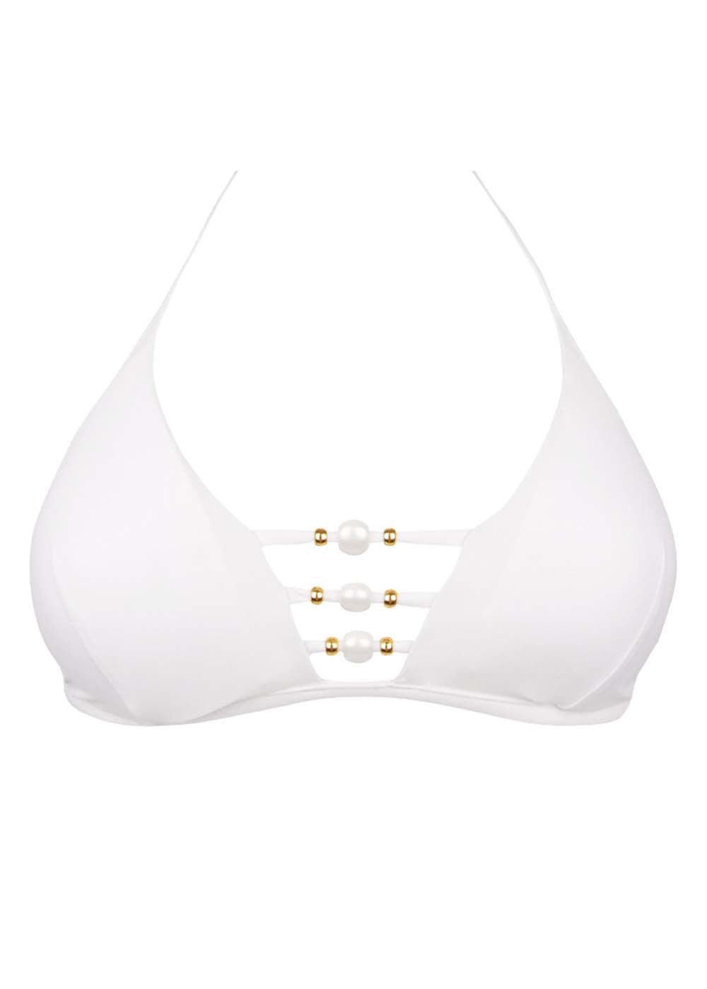 Haut de maillot de bain triangle  coques Maillots de Bain Lise Charmel  Blanc
