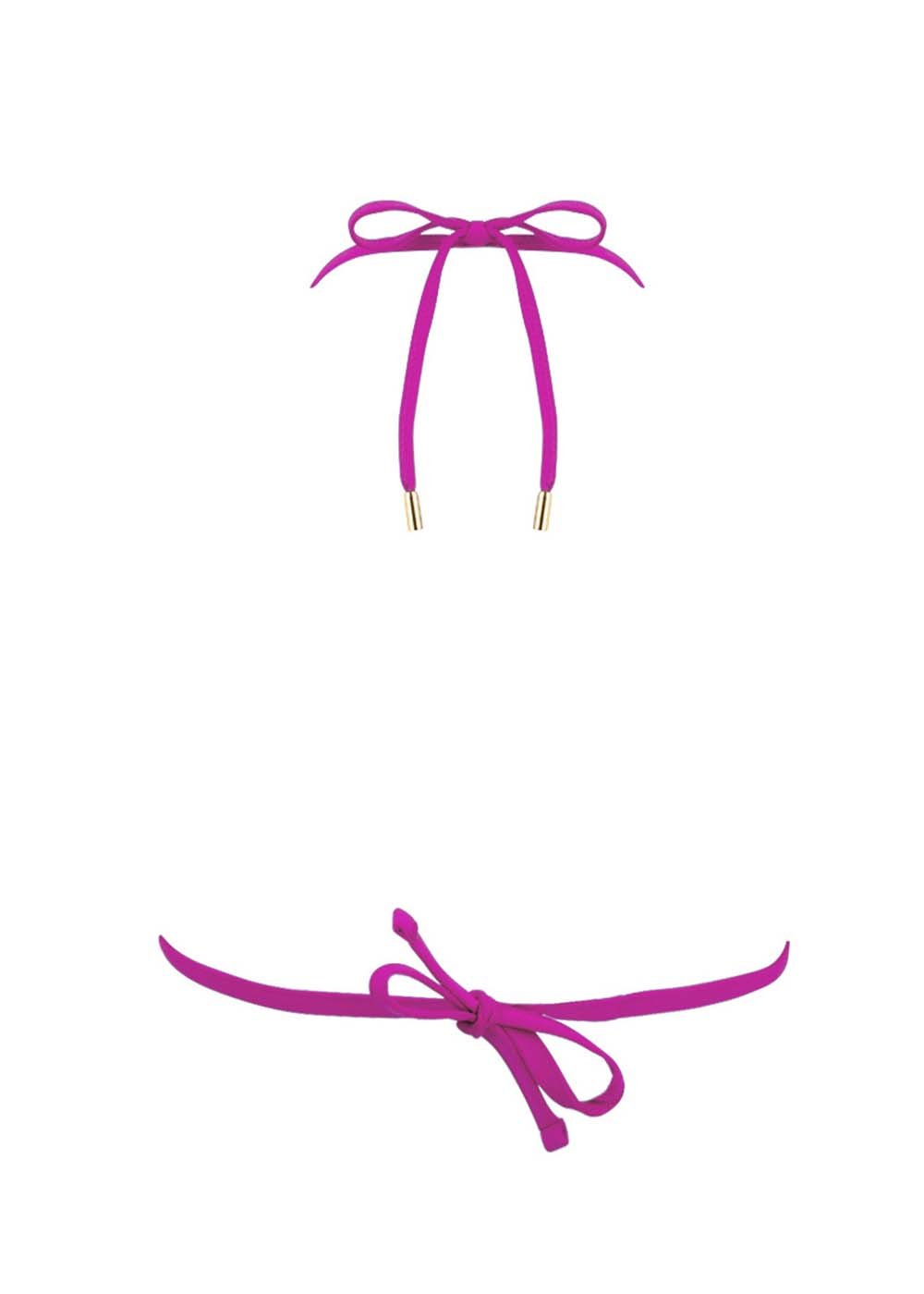 Haut de maillot de bain triangle  coques Maillots de Bain Lise Charmel  Tresses Fuschia