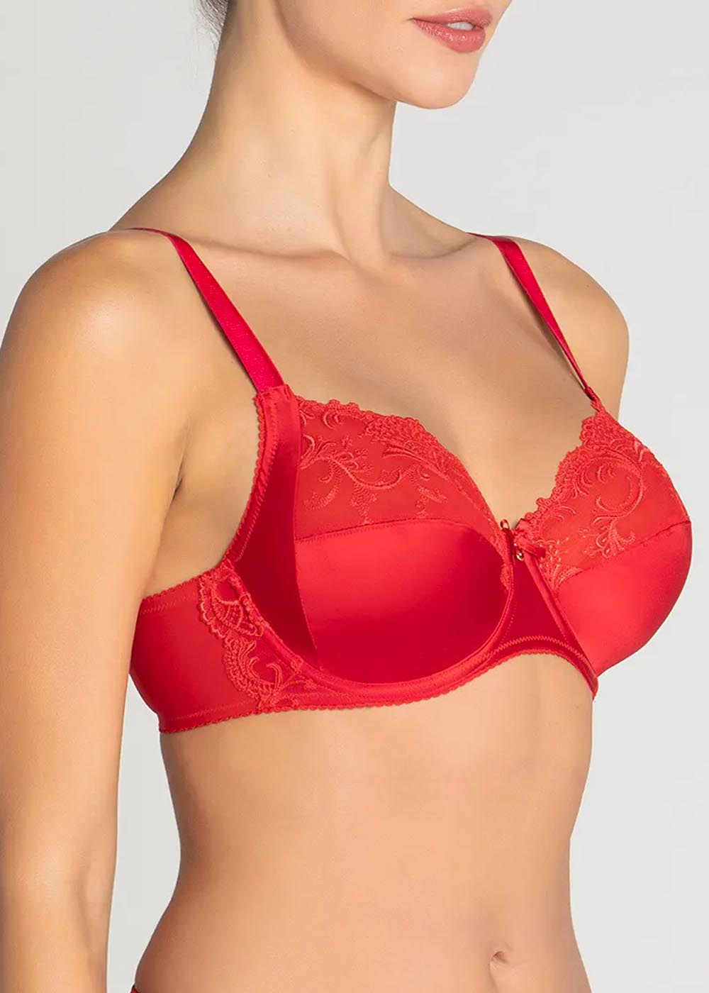 Soutien-gorge Emboitant Bonnets Profonds avec Armatures Lise Charmel Splendeur Rouge