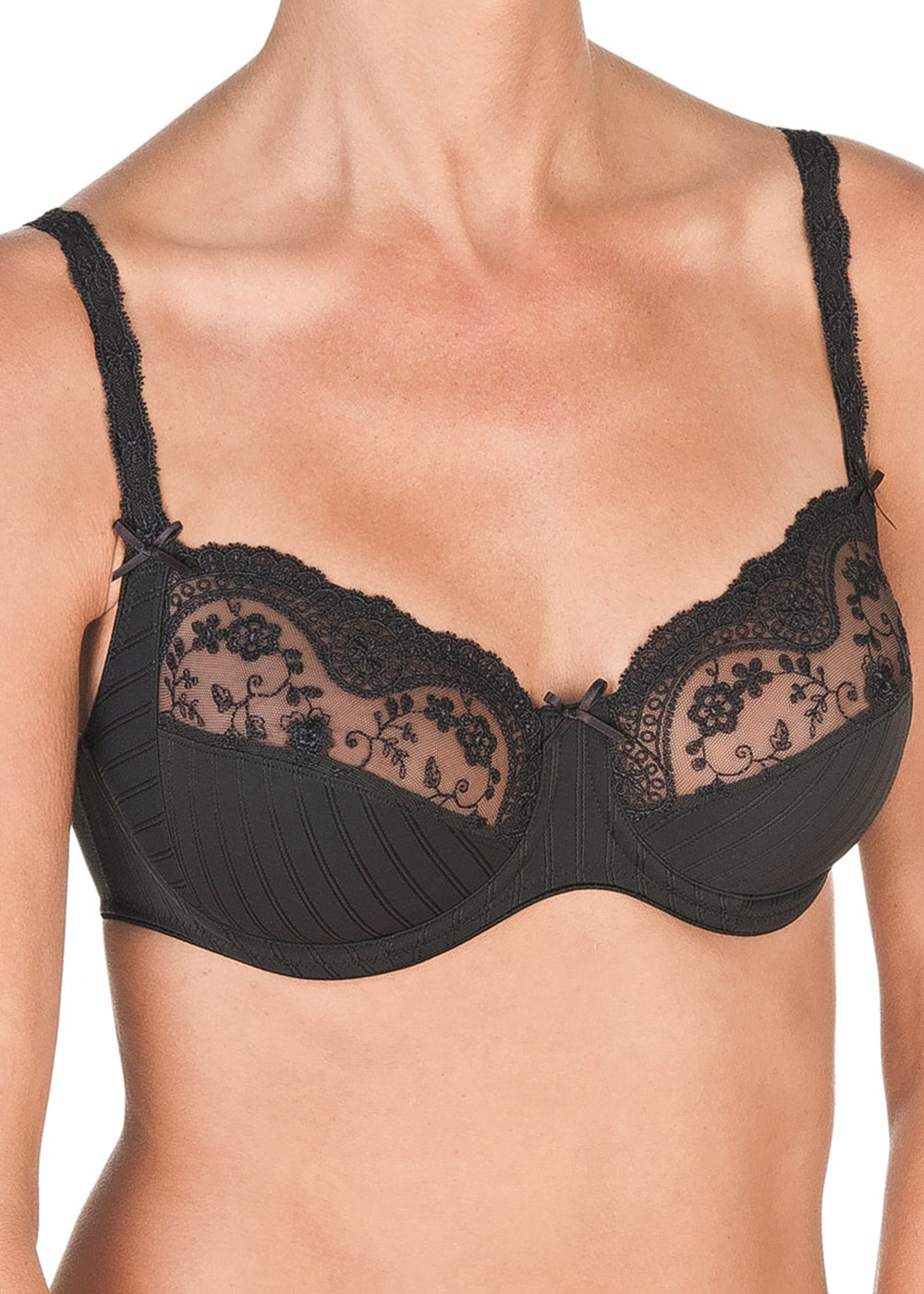 Soutien-gorge Emboitant avec Armatures Conturelle Anthracite