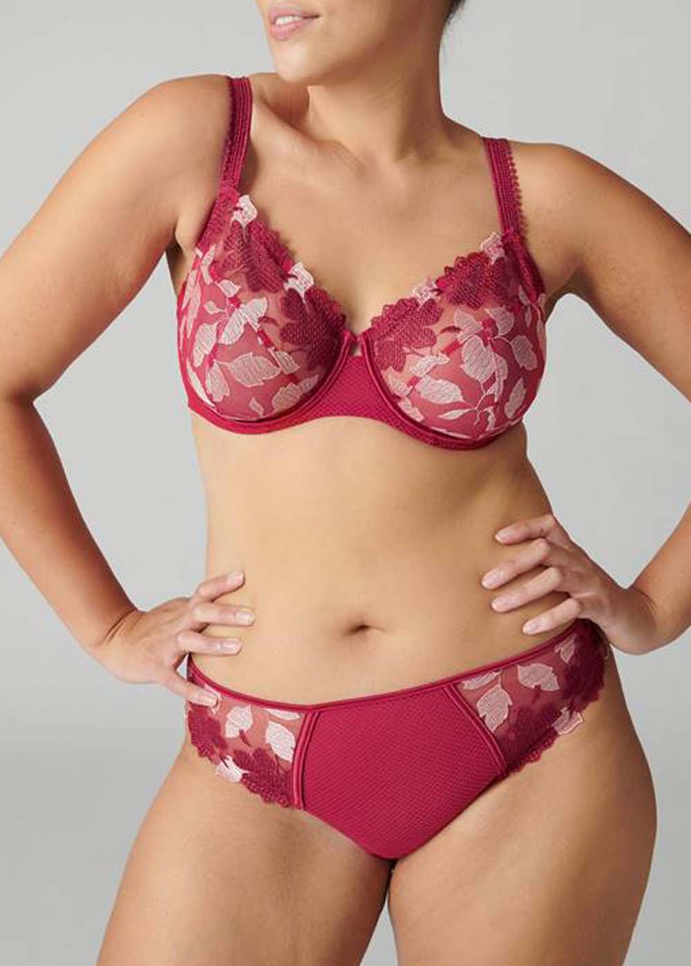 Soutien-Gorge Embotant Bonnets Profonds Simone Prle Framboise