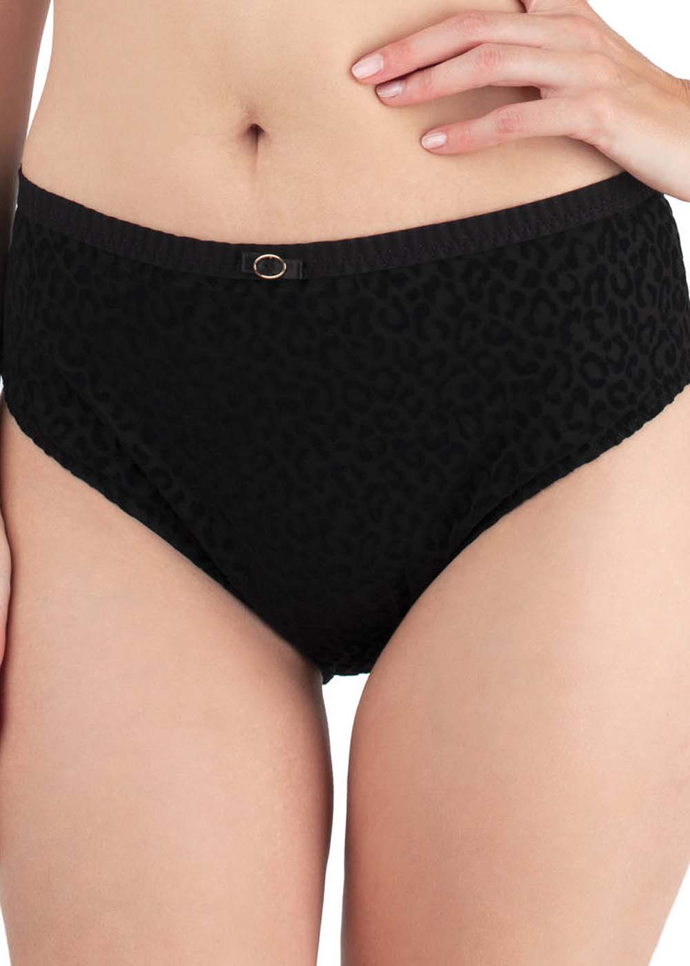 Culotte Taille Haute Antigel de Lise Charmel Noir