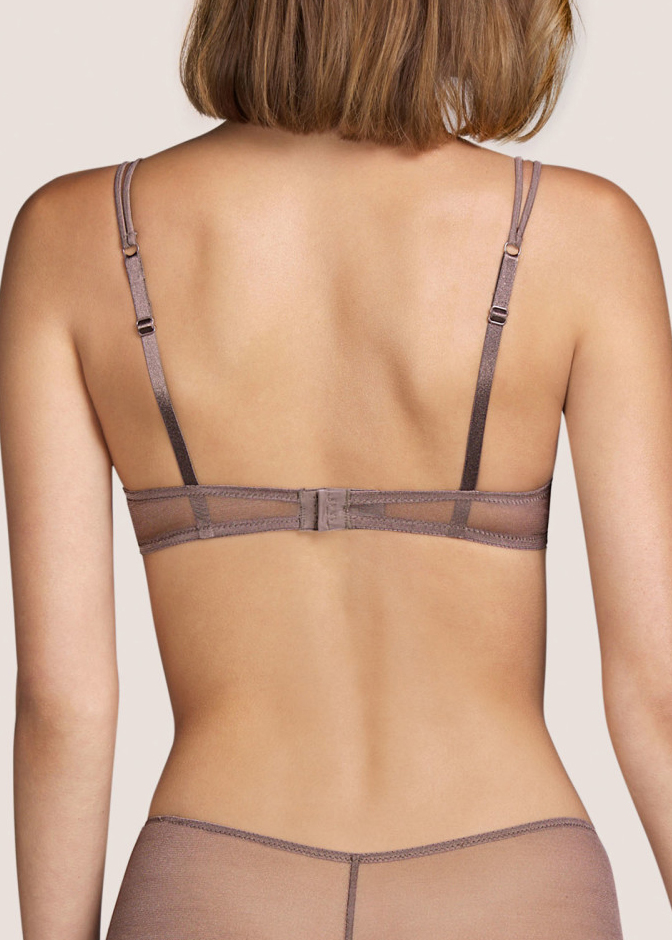 Soutien-gorge Rembourr Balconnet Andres Sarda Caribe Taupe