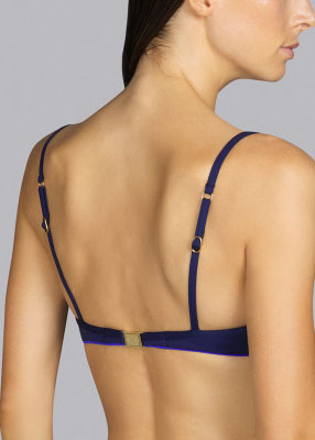 Soutien-gorge Balconnet Rembourr Maillots de Bain Andres Sarda Bleu Nuit