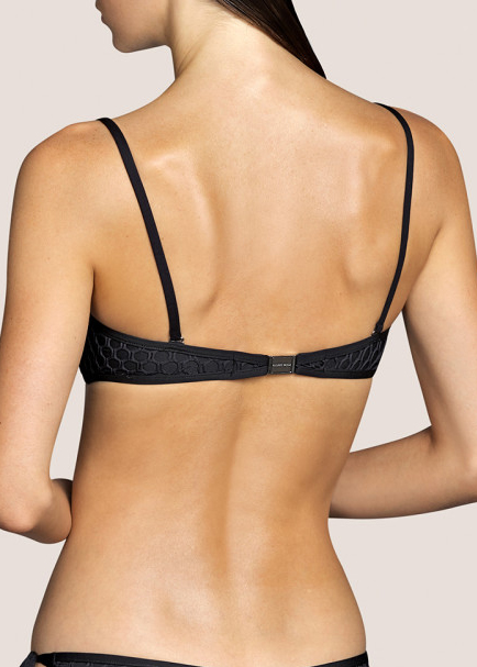 Soutien-gorge Bandeau Rembourr  Maillots de Bain Andres Sarda Noir