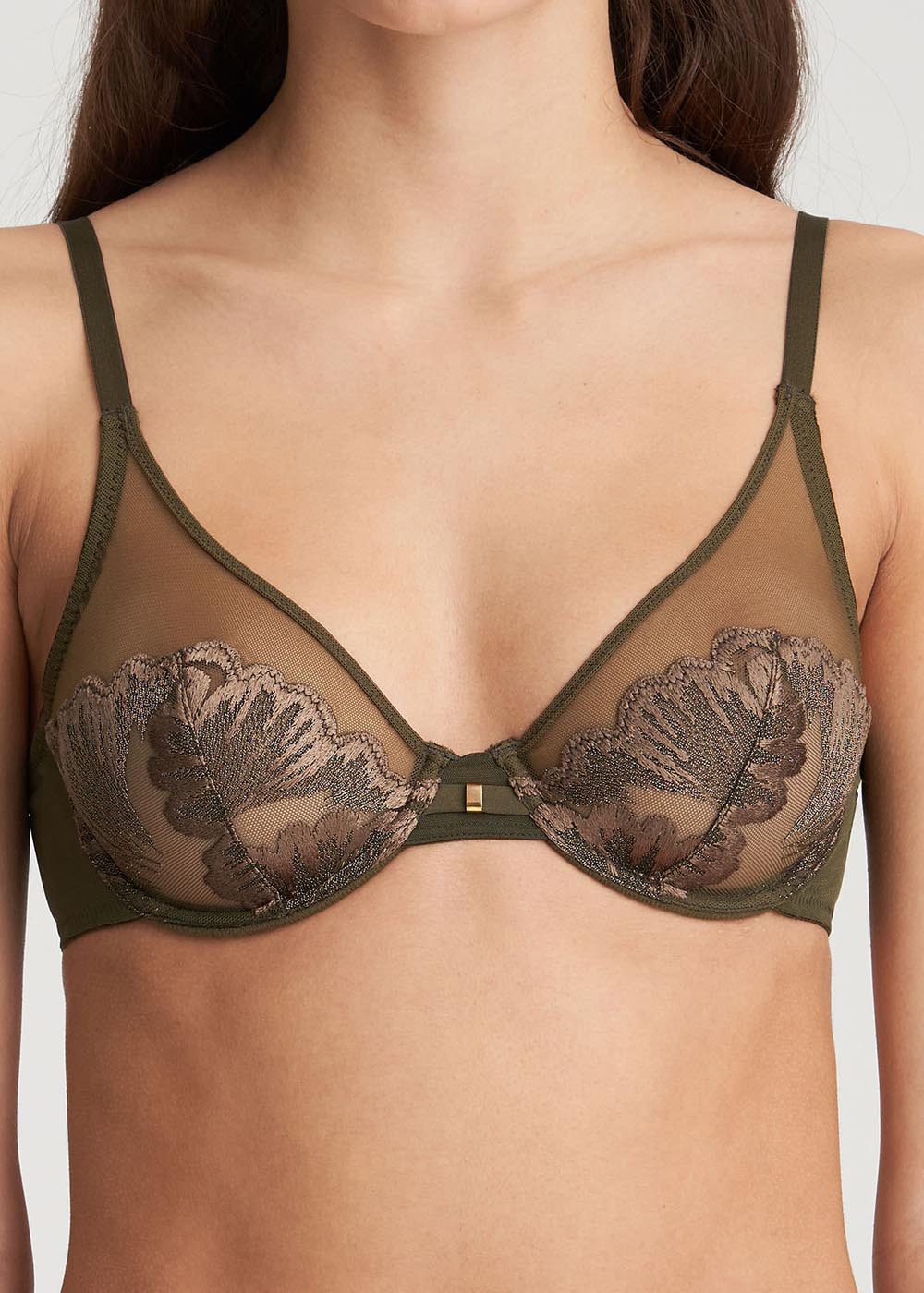 Soutien-gorge Triangle Armatures Marie-Jo Olive Green