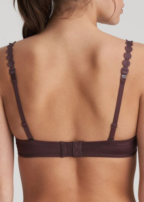 Soutien-gorge Rembourr Plongeant  Armatures Marie-Jo Aubergine