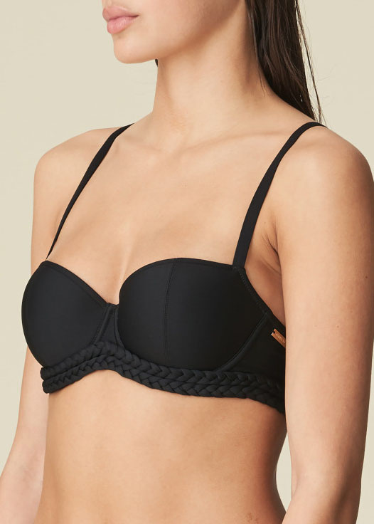 Soutien-gorge Balconnet Rembourr Maillots de bain Marie Jo Swim Noir