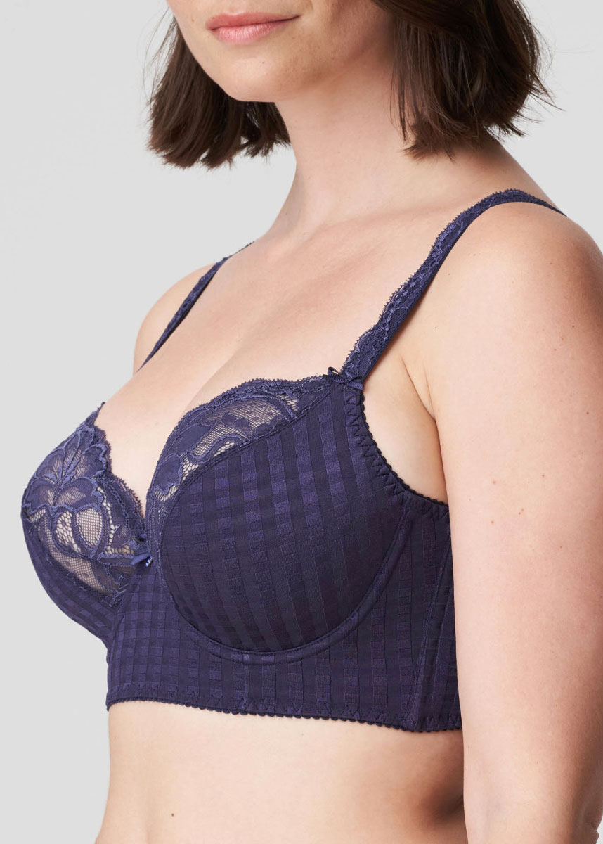 Soutien-gorge Balconnet Dcollet Profond Prima Donna Bleu Bijou