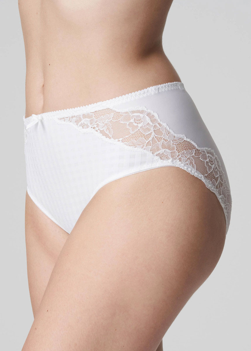 Slip Taille Haute Prima Donna Blanc