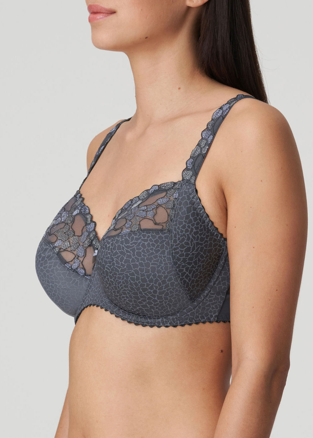 Soutien-gorge Embotant  Armatures Prima Donna Gris City