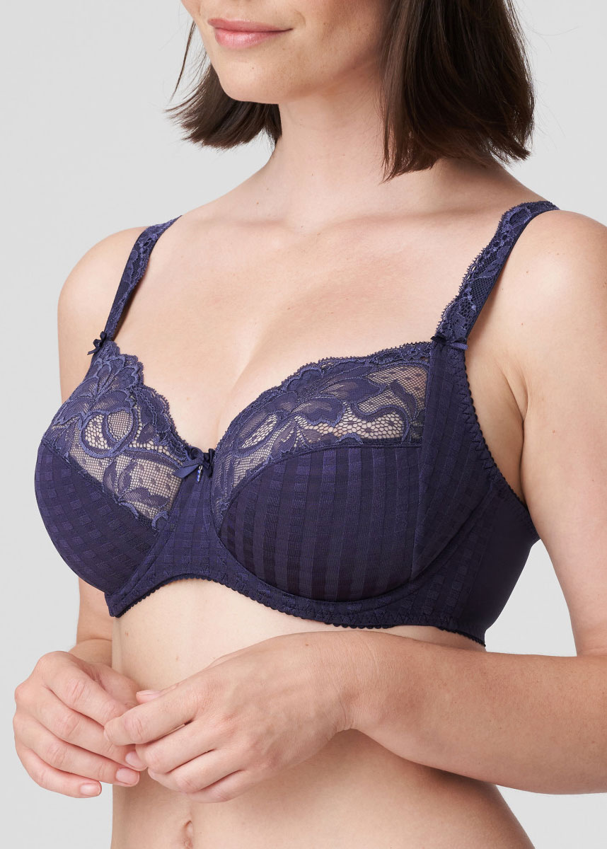 Soutien-gorge Embotant  Armatures Prima Donna Bleu Bijou