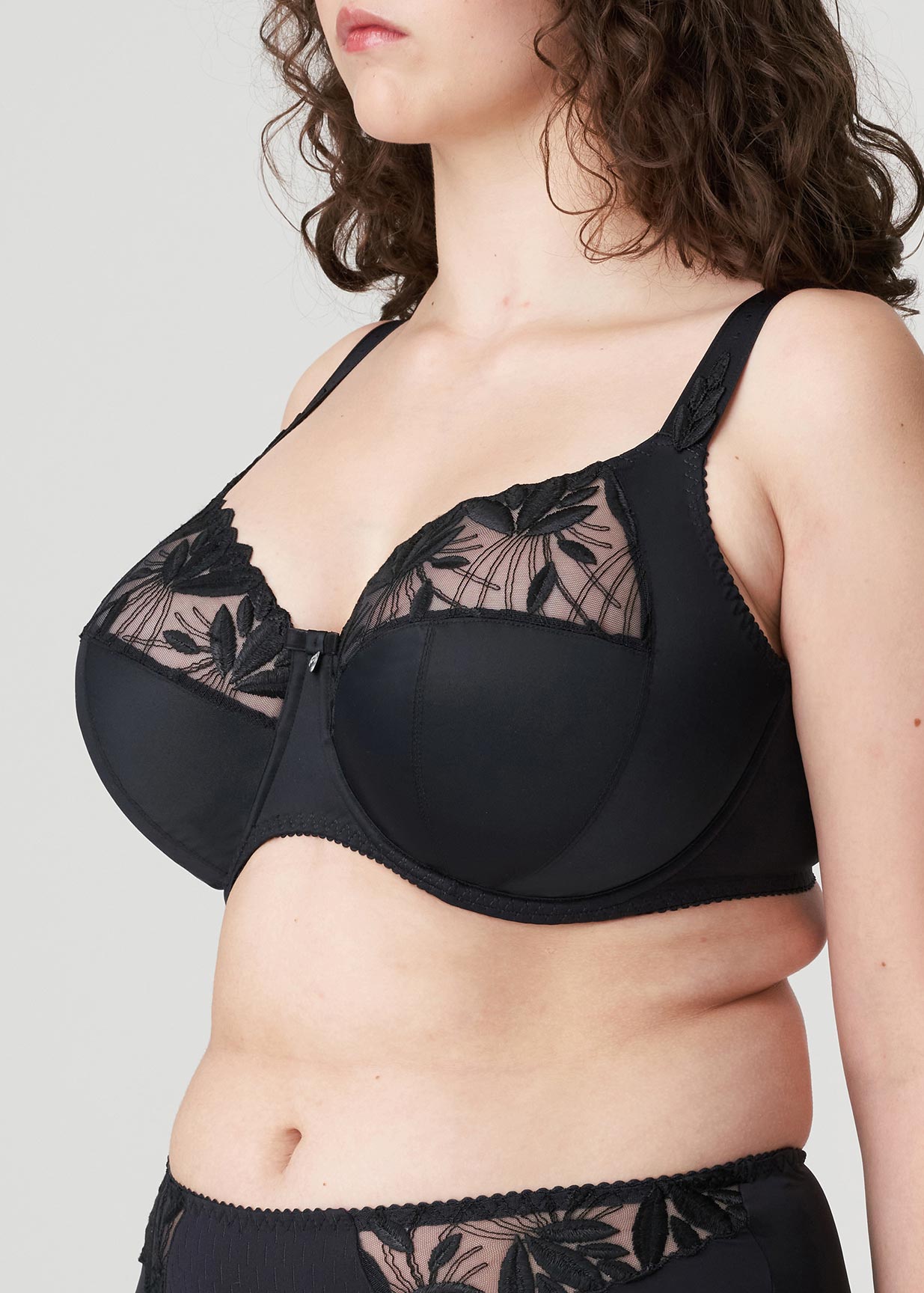 Soutien-gorge Embotant Bonnets Profonds Prima Donna Charbon