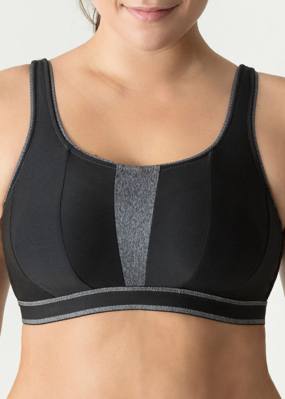 Soutien-gorge Sport Sans Armatures Prima Donna Sport Noir