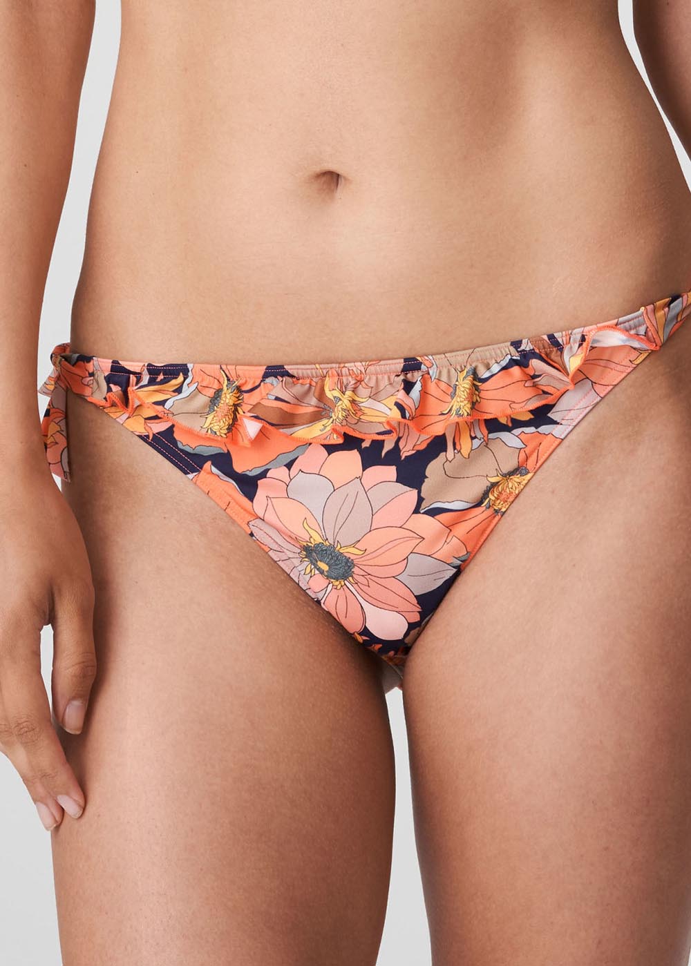 Slip Taille Basse Maillots de Bain Prima Donna Swim Coral Flower