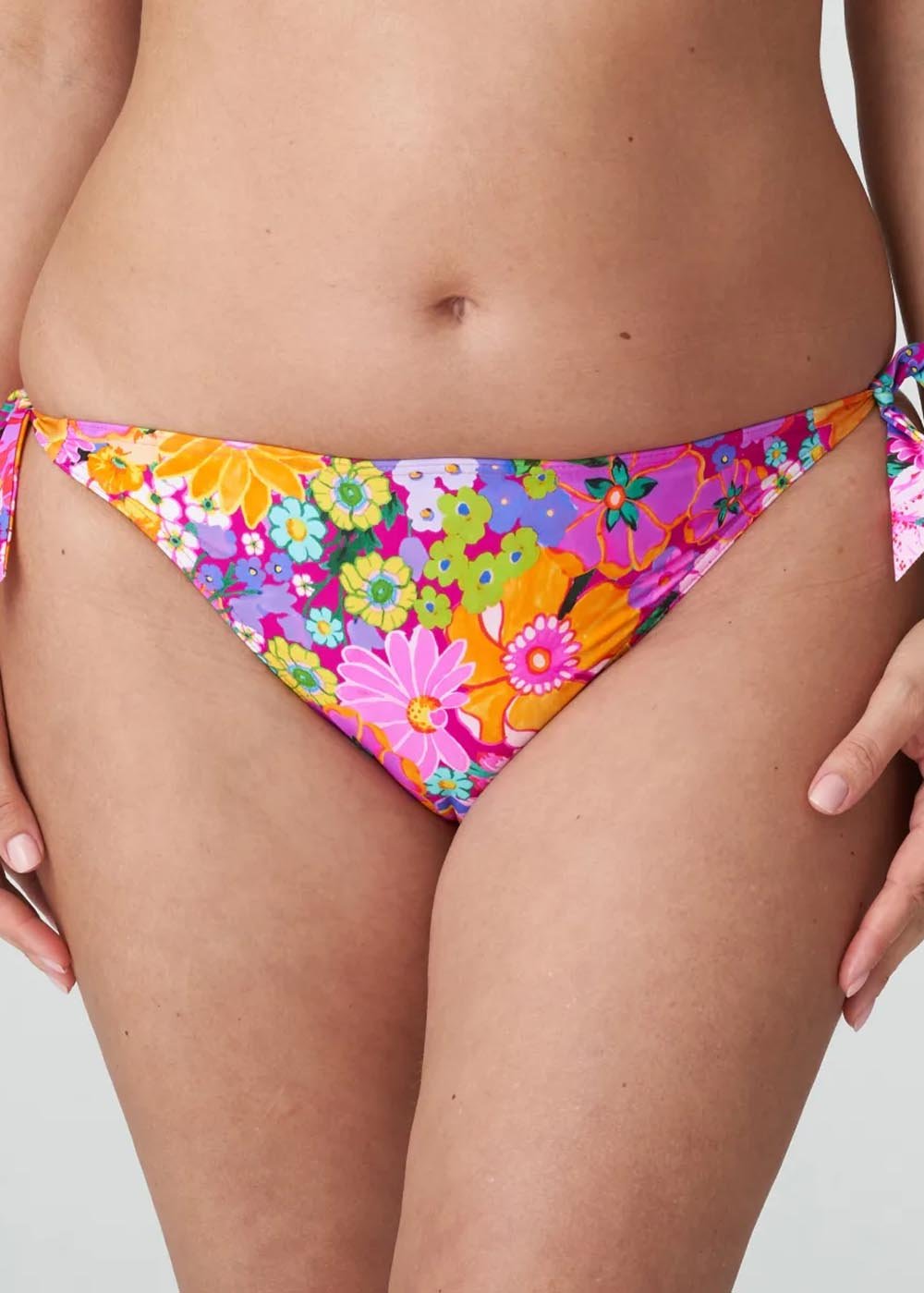 Bas de bikini taille basse  ficelles Maillots de Bain Prima Donna Swim Floral Explosion