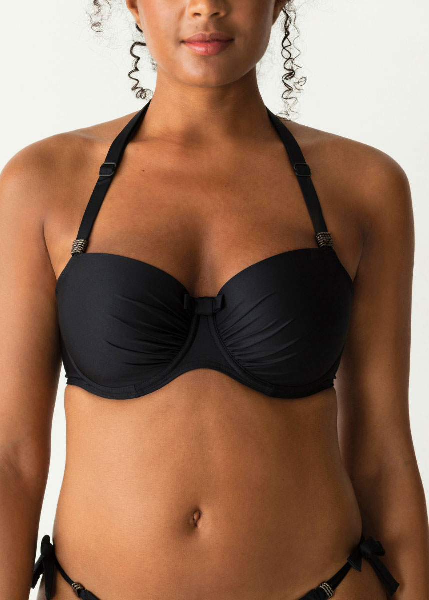 Soutien-Gorge Balconnet Rembourr  Armatures Maillots de Bain Prima Donna Swim Noir