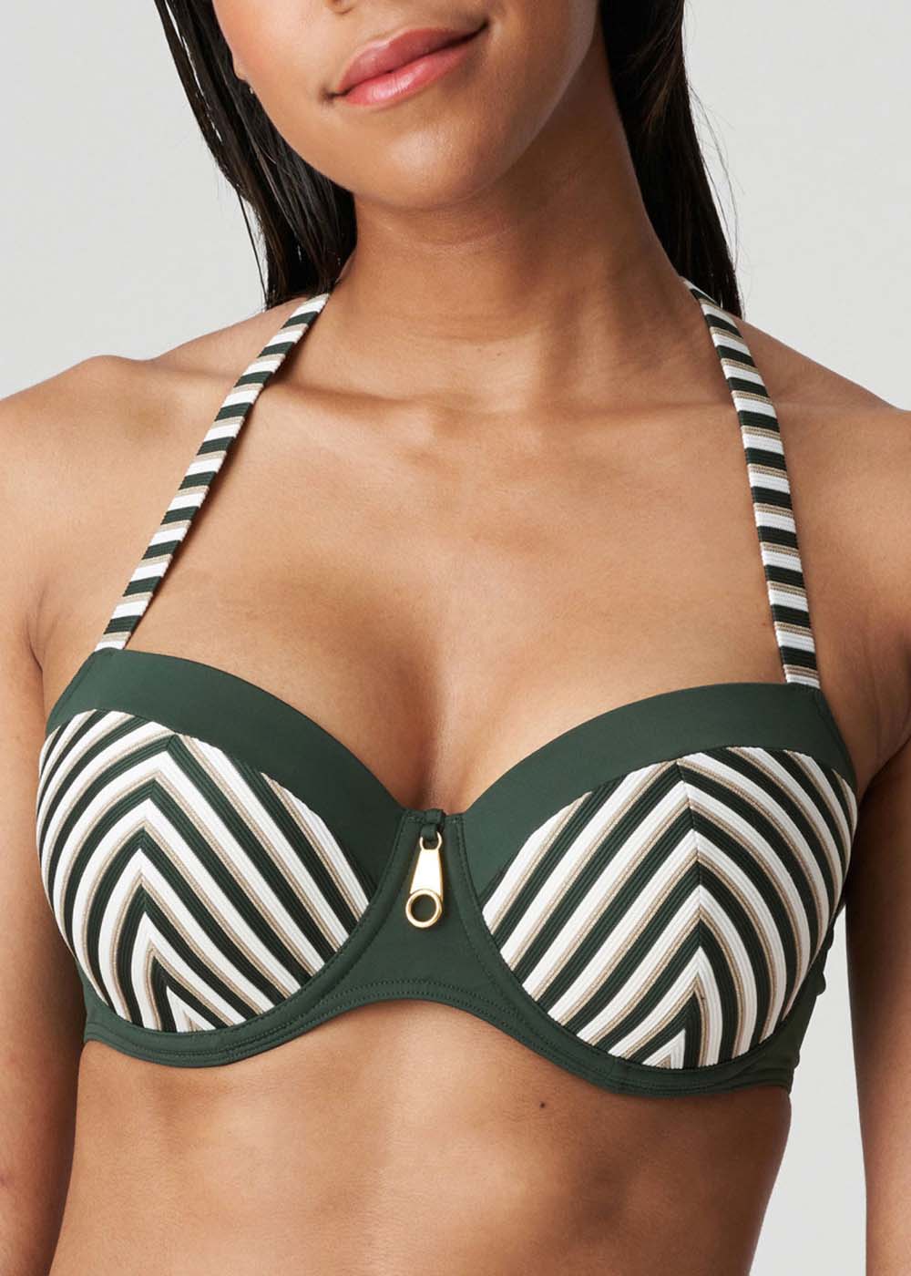 Soutien-Gorge Balconnet Rembourr  Armatures Maillots de Bain Prima Donna Swim Malachite