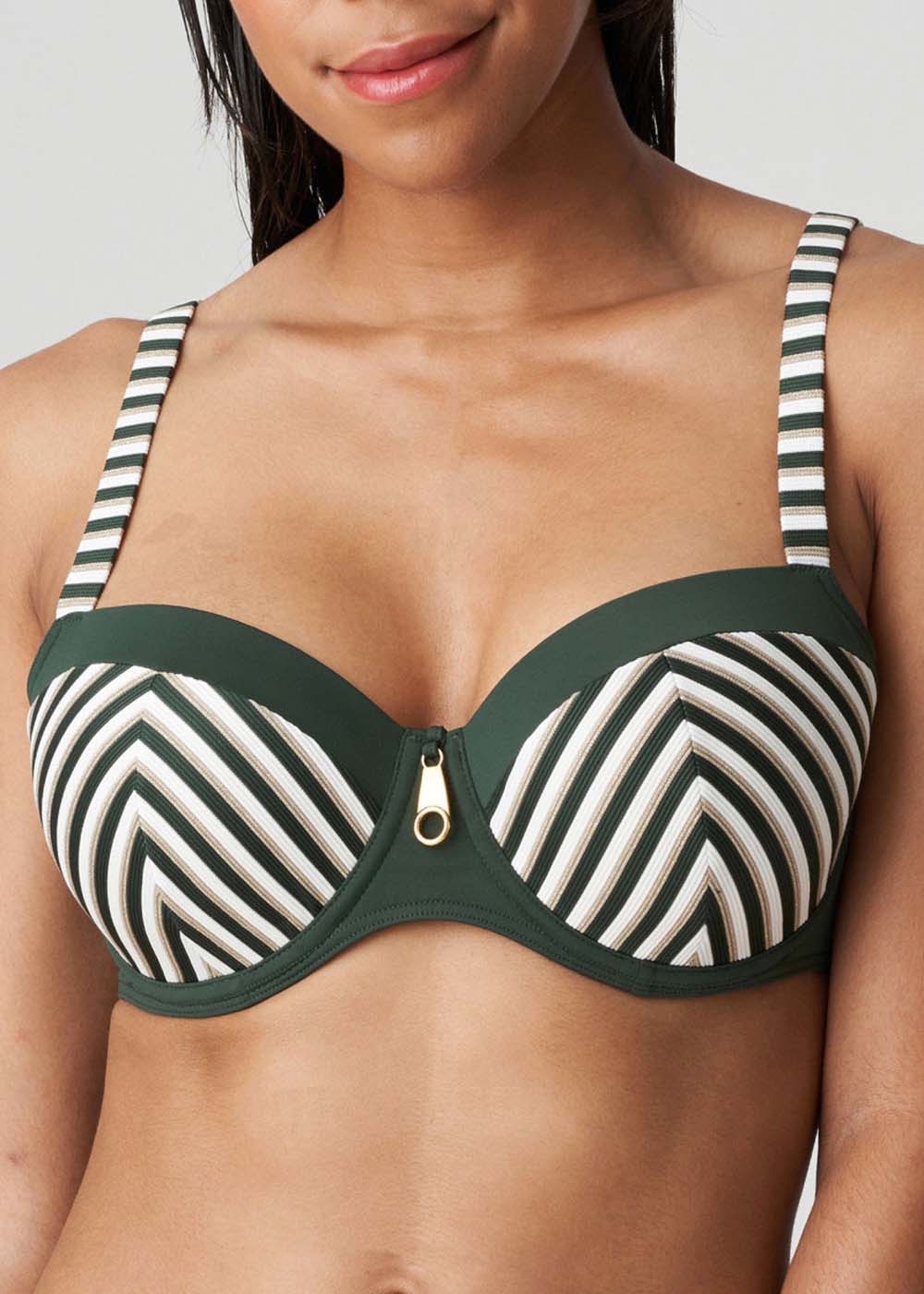 Soutien-Gorge Balconnet Rembourr  Armatures Maillots de Bain Prima Donna Swim Malachite