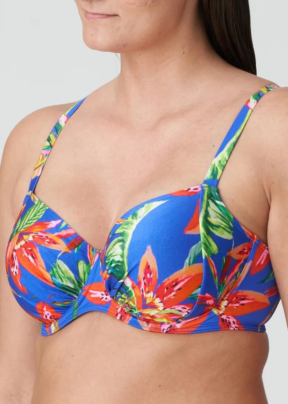 Haut De Bikini Embotant Maillots de Bain Prima Donna Swim Tropical Rainforest