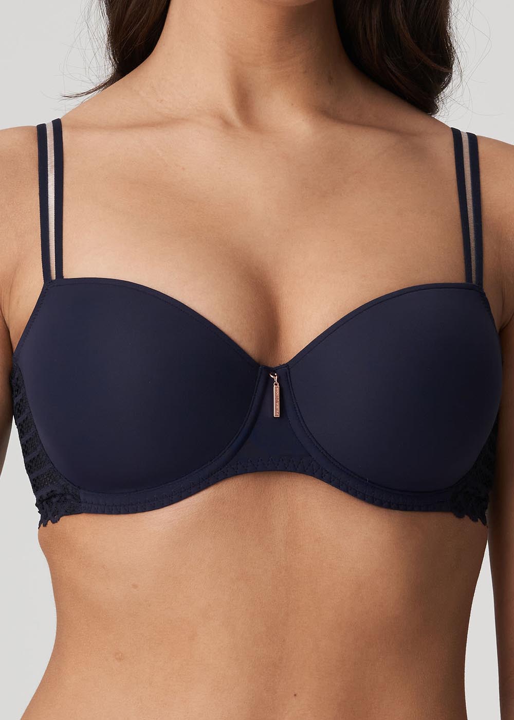 Soutien-gorge Rembourr Balconnet  Armatures Twist de Prima Donna Majestic Blue