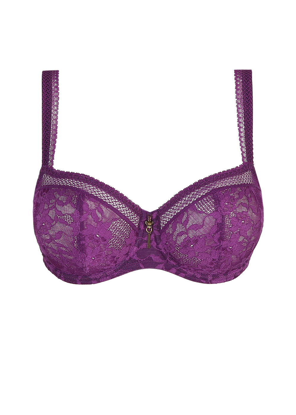 Soutien-gorge Balconnet Bonnets Profonds Twist de Prima Donna Purple Sparkle