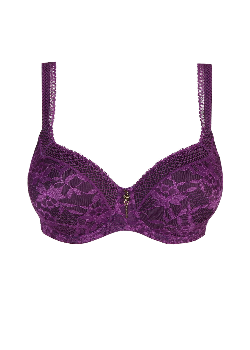 Soutien-gorge Rembourr Bonnets Profonds Twist de Prima Donna Purple Sparkle