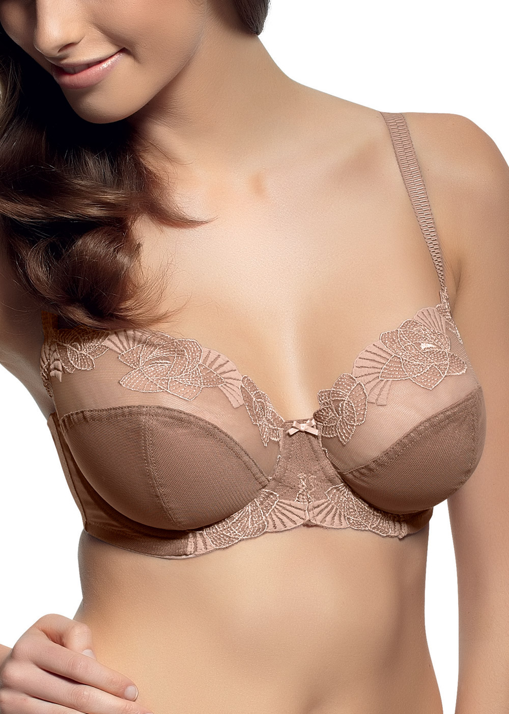 Soutien-gorge Balconnet Panache Caramel