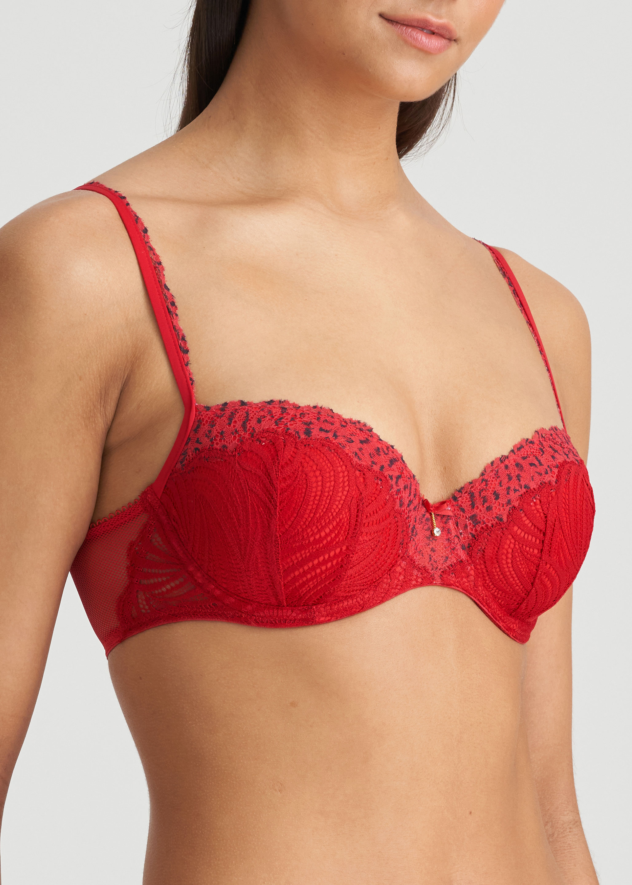 Soutien-Gorge Balconnet Rembourr  Armatures Marie-Jo Strawberry Kiss