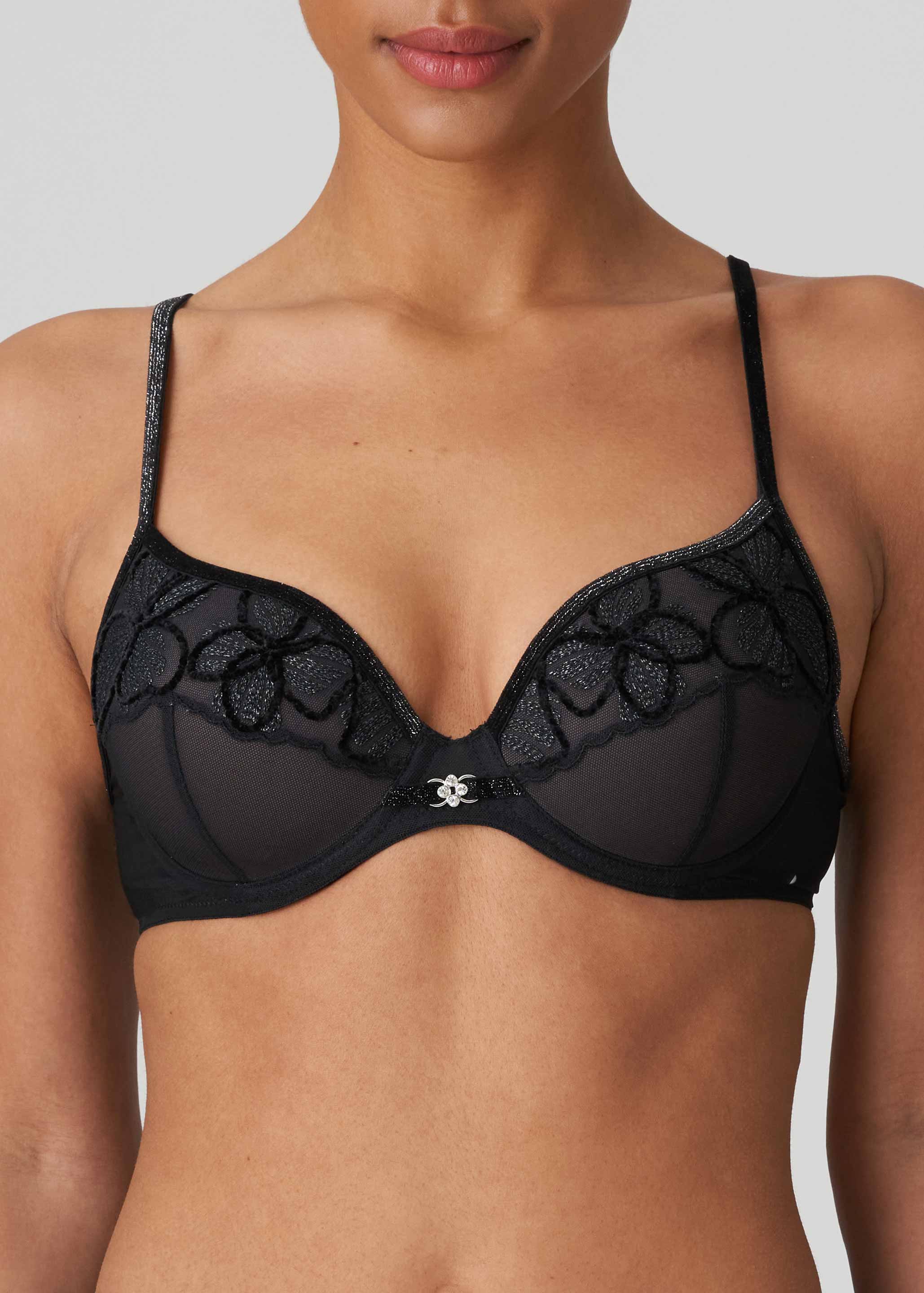 Soutien-gorge Rembourr Forme Coeur  Armatures Marie-Jo Noir