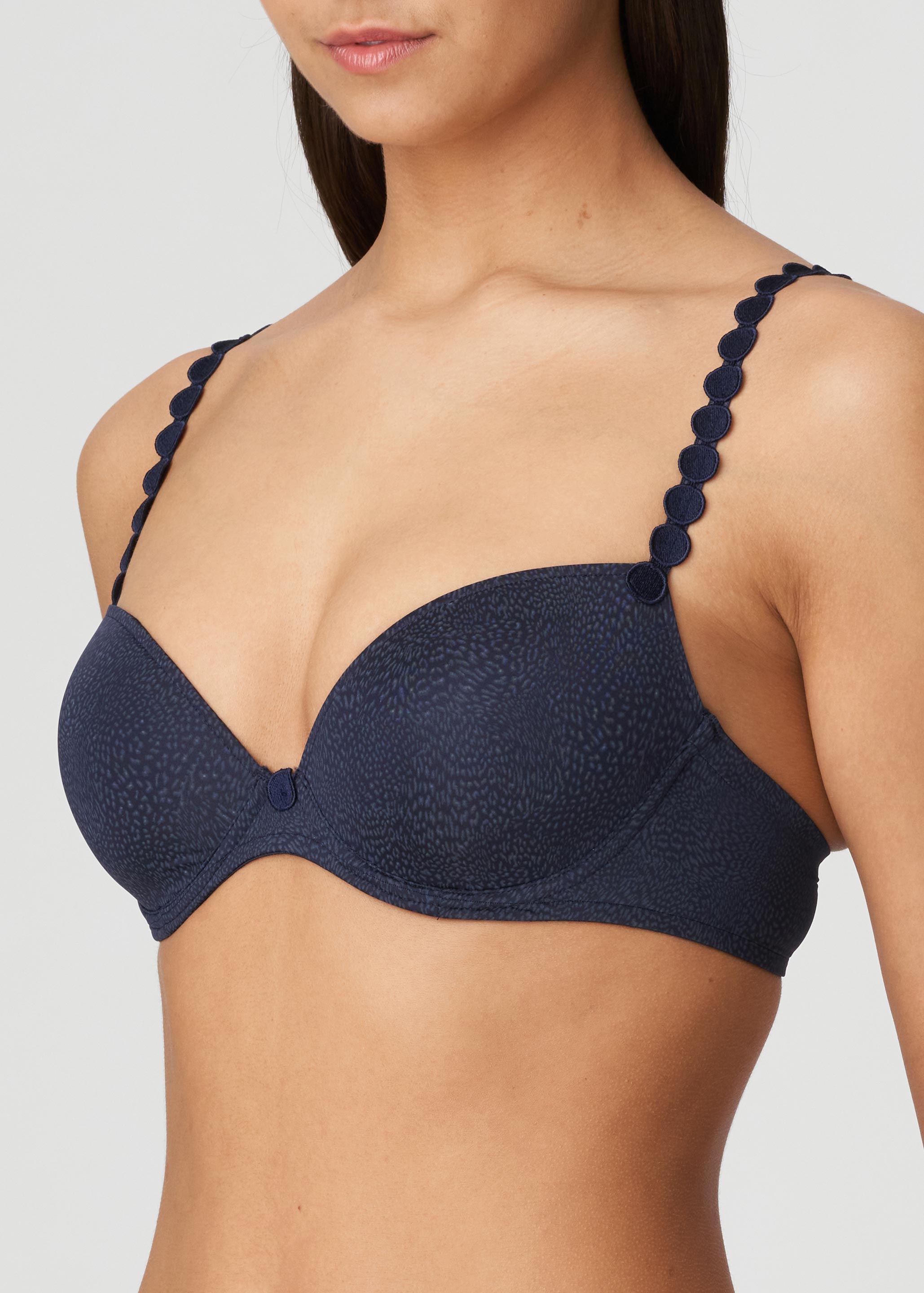 Soutien-gorge Rembourr Plongeant  Armatures Marie-Jo Majestic Blue