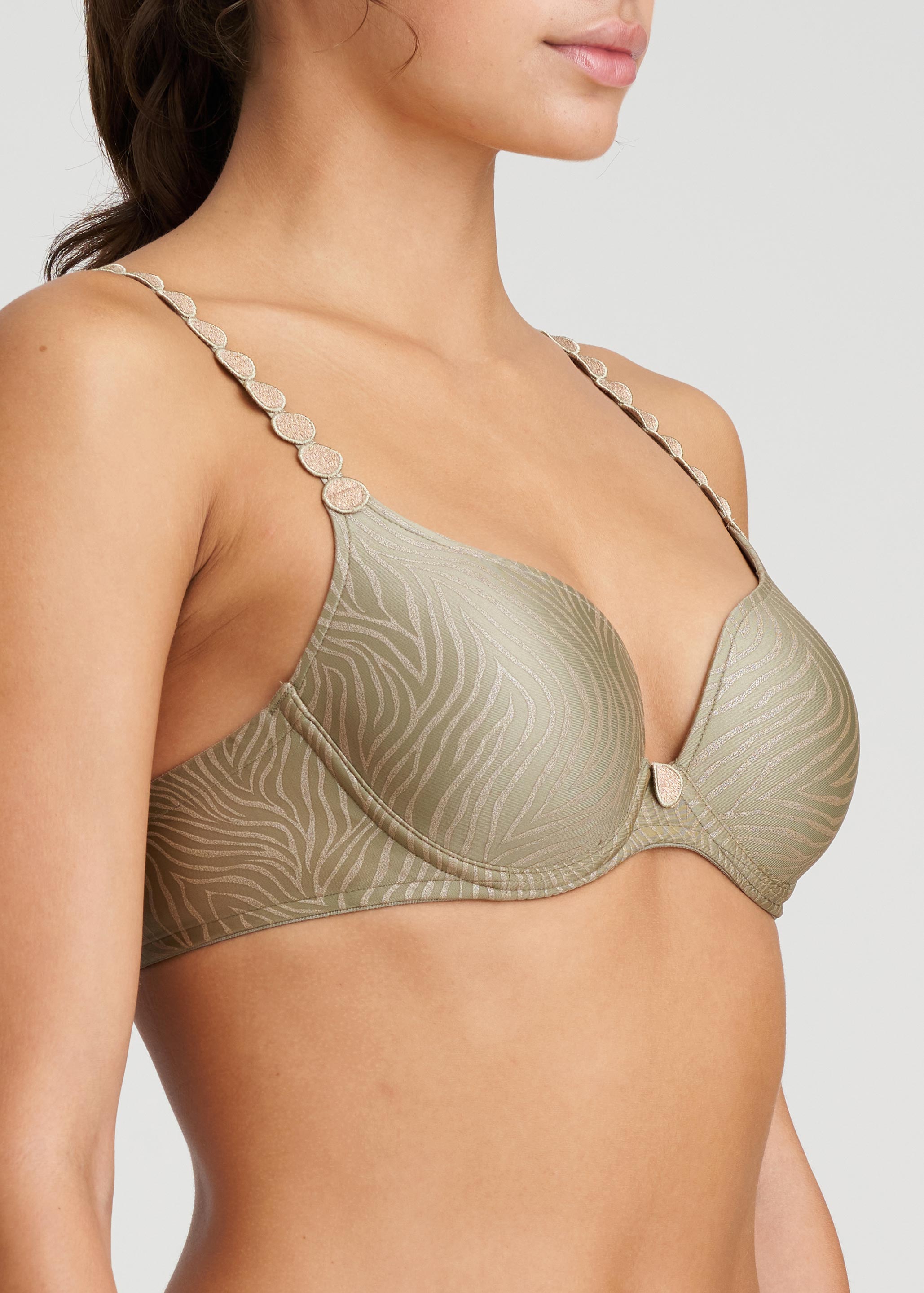 Soutien-gorge Rembourr Forme Coeur Marie-Jo Golden Olive