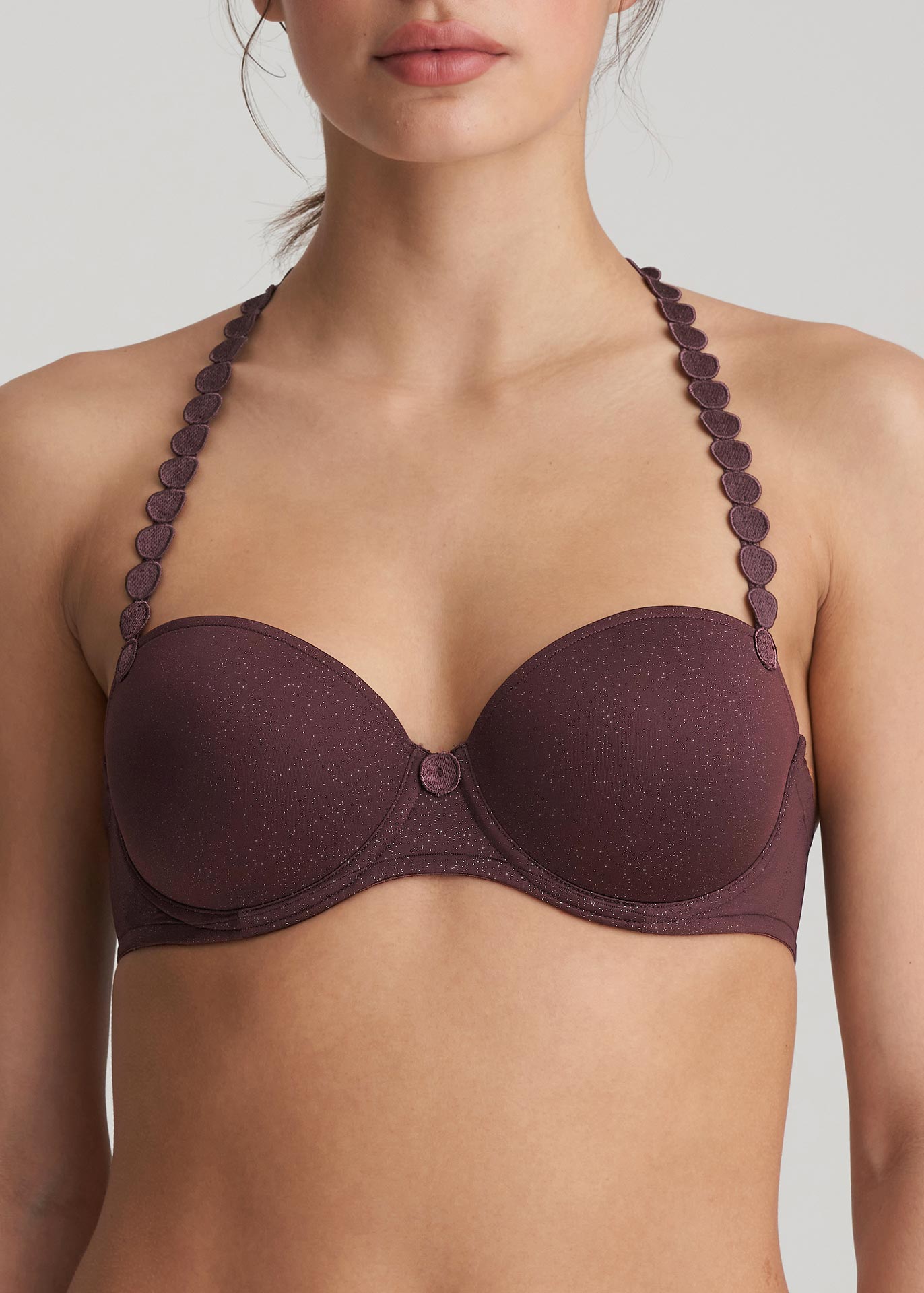 Soutien-gorge Balconnet Rembourr Marie-Jo Aubergine