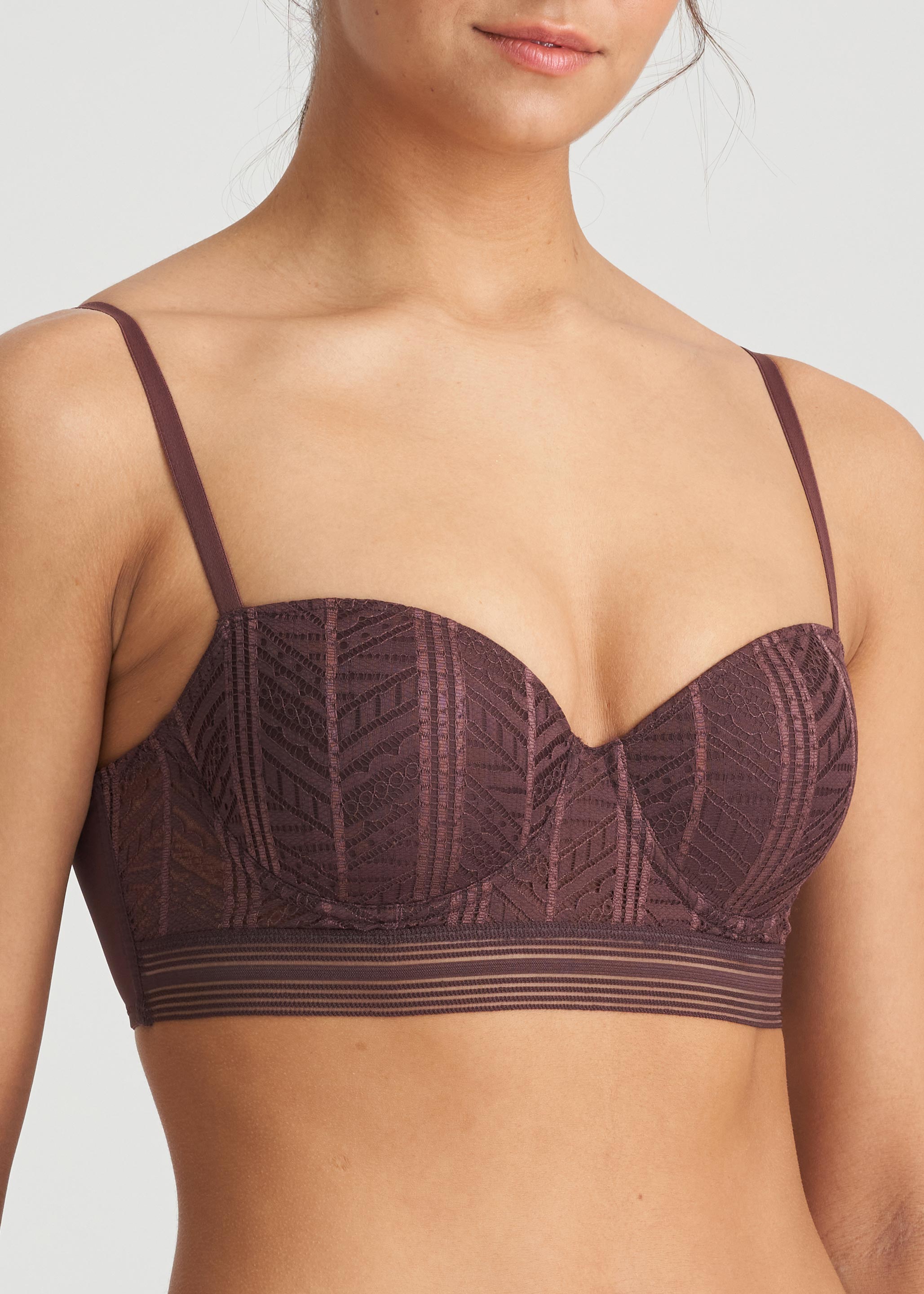 Soutien-gorge Rembourr  Balconnet Marie-Jo Aubergine