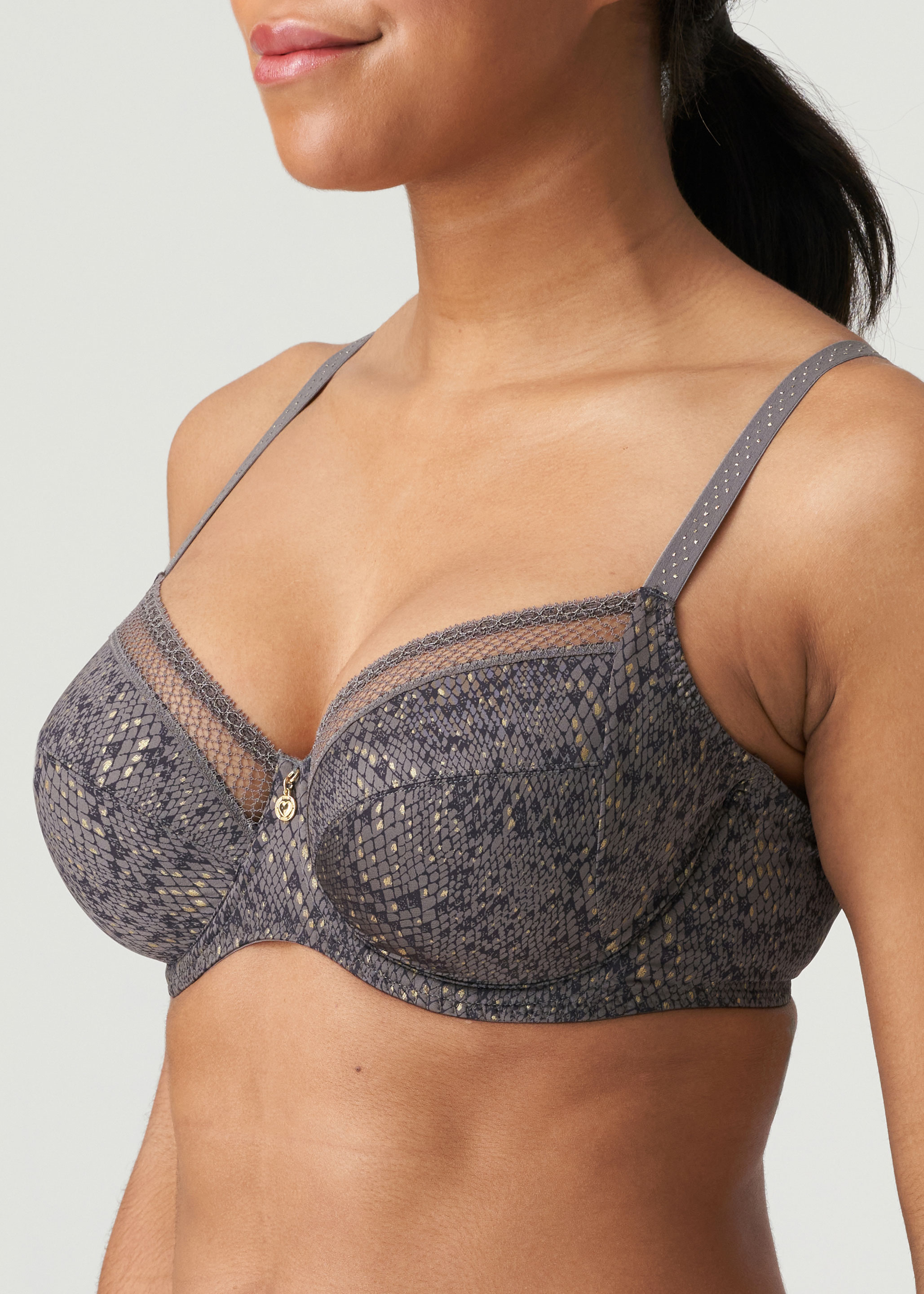 Soutien-gorge Embotant  Armatures Twist de Prima Donna Kitten Grey