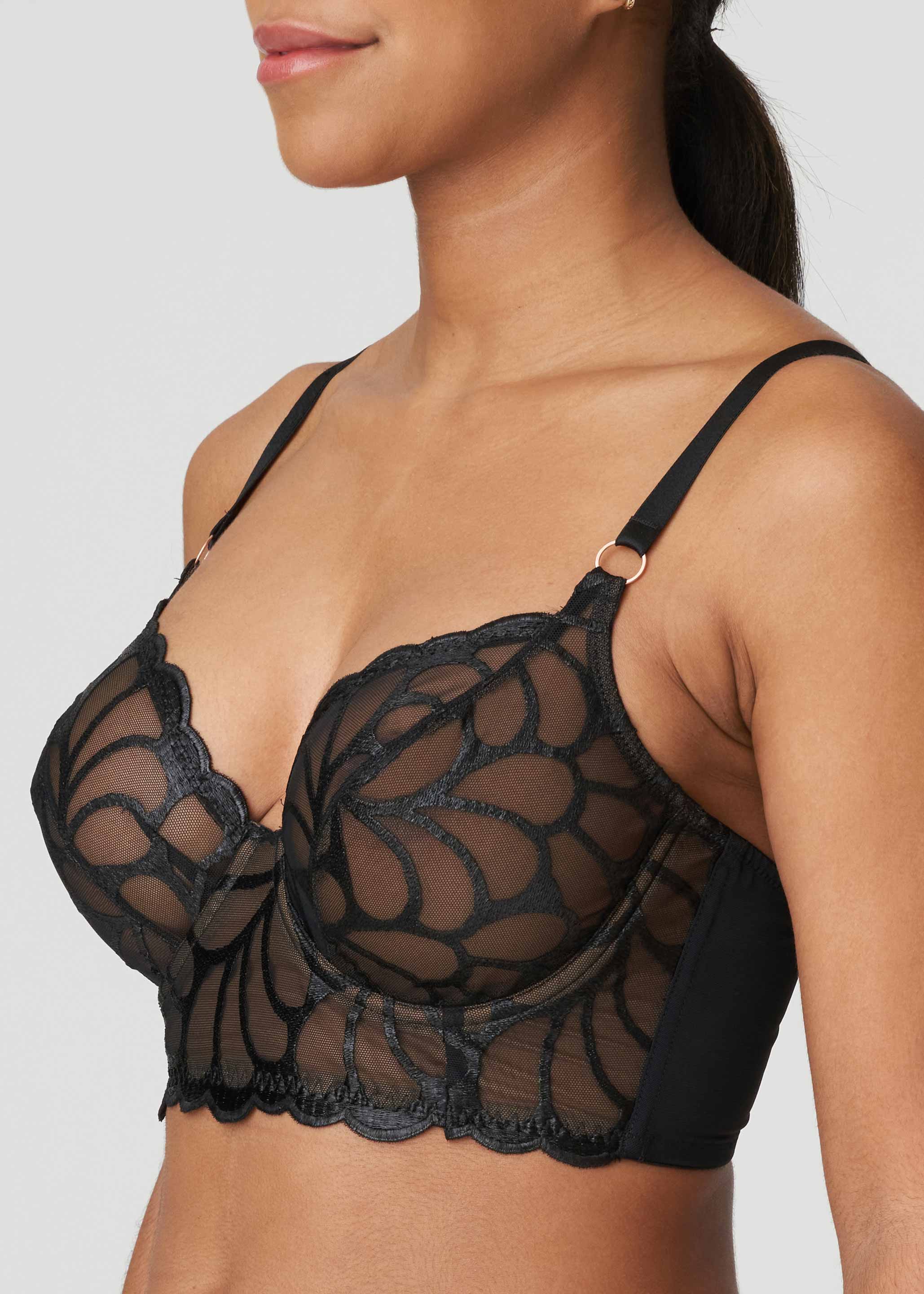 Soutien-gorge  Armatures Dcollet Plongeant Twist de Prima Donna Noir