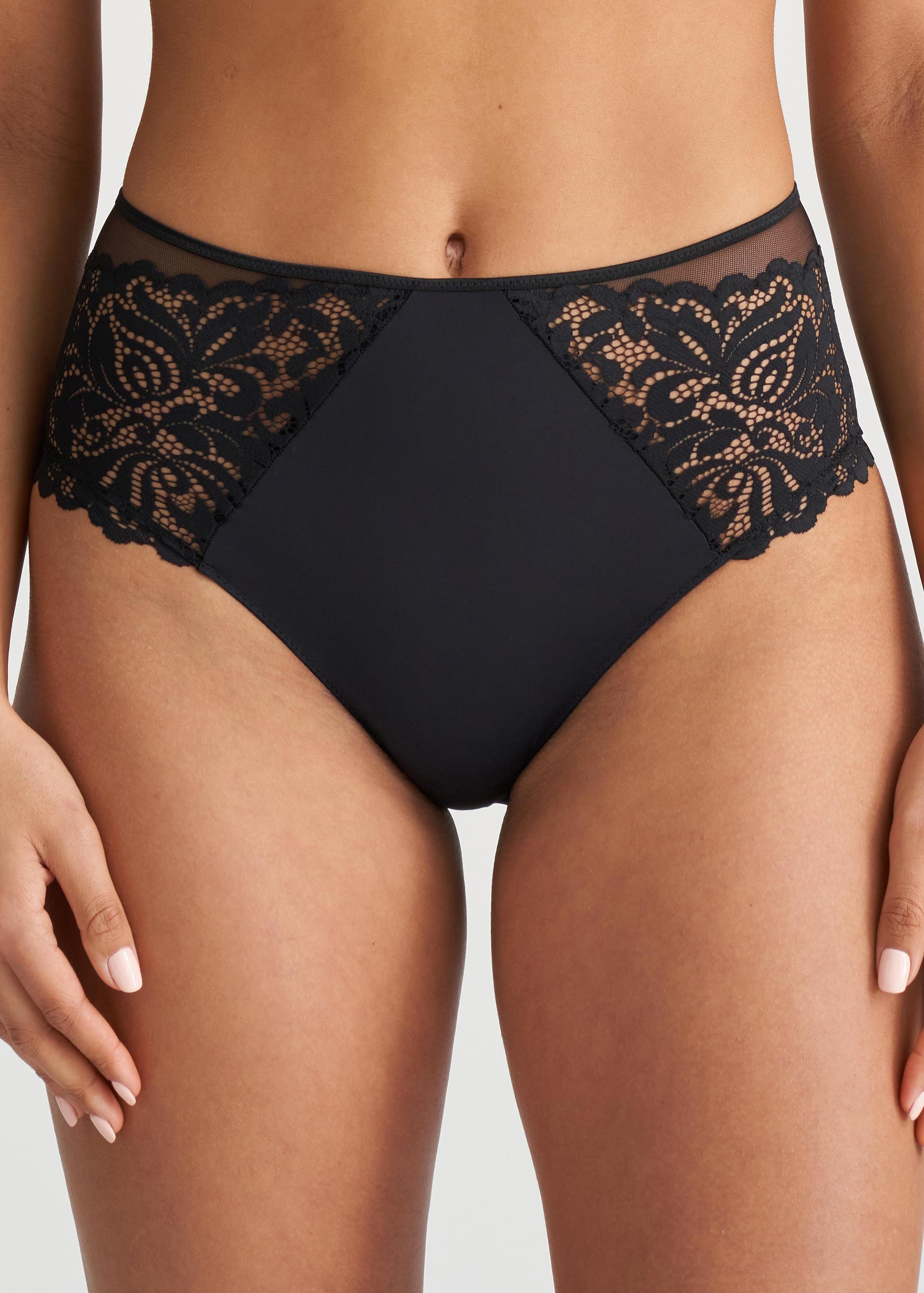 Slip Taille Haute Marie-Jo Noir