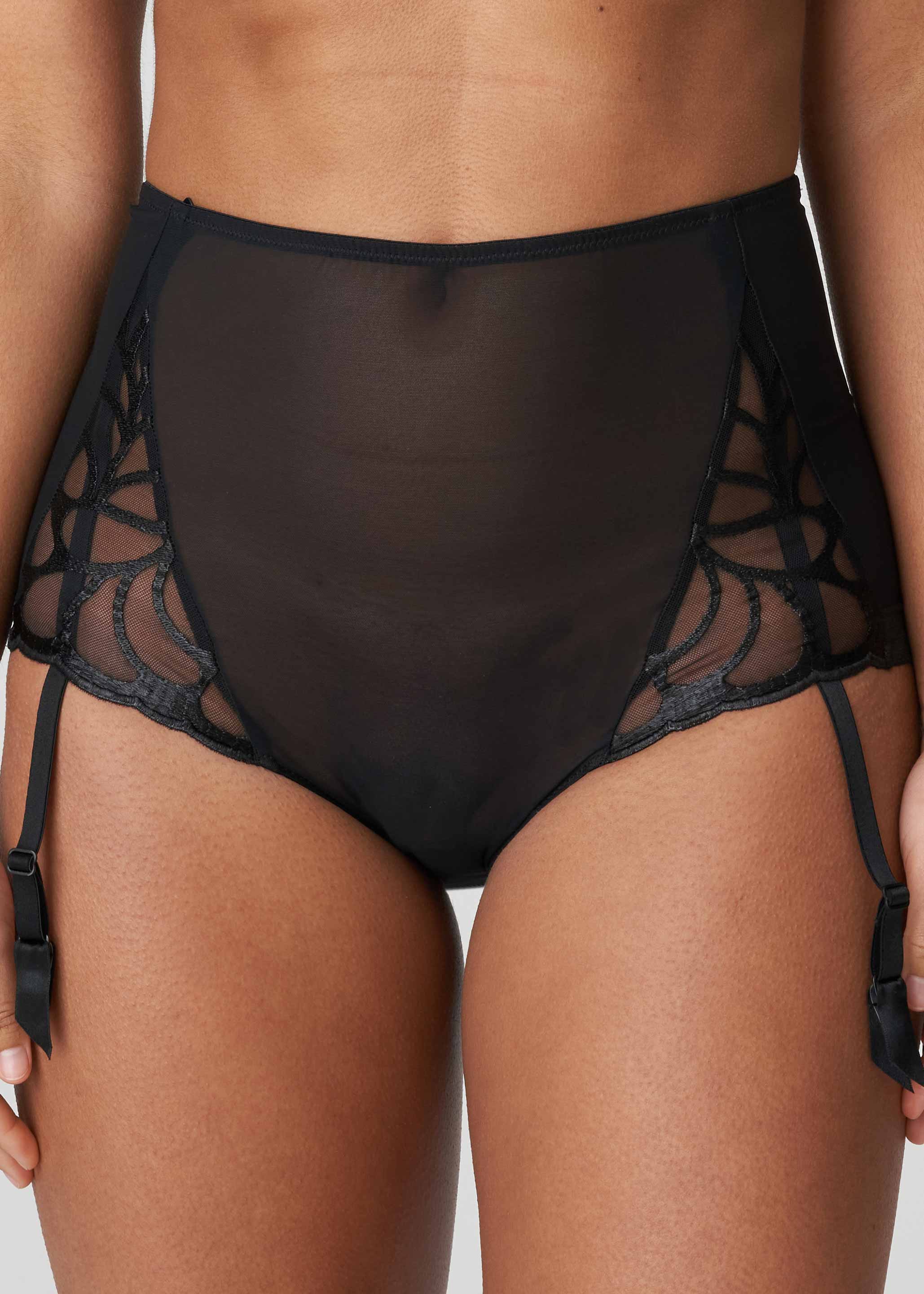 Slip Taille Haute Twist de Prima Donna Noir