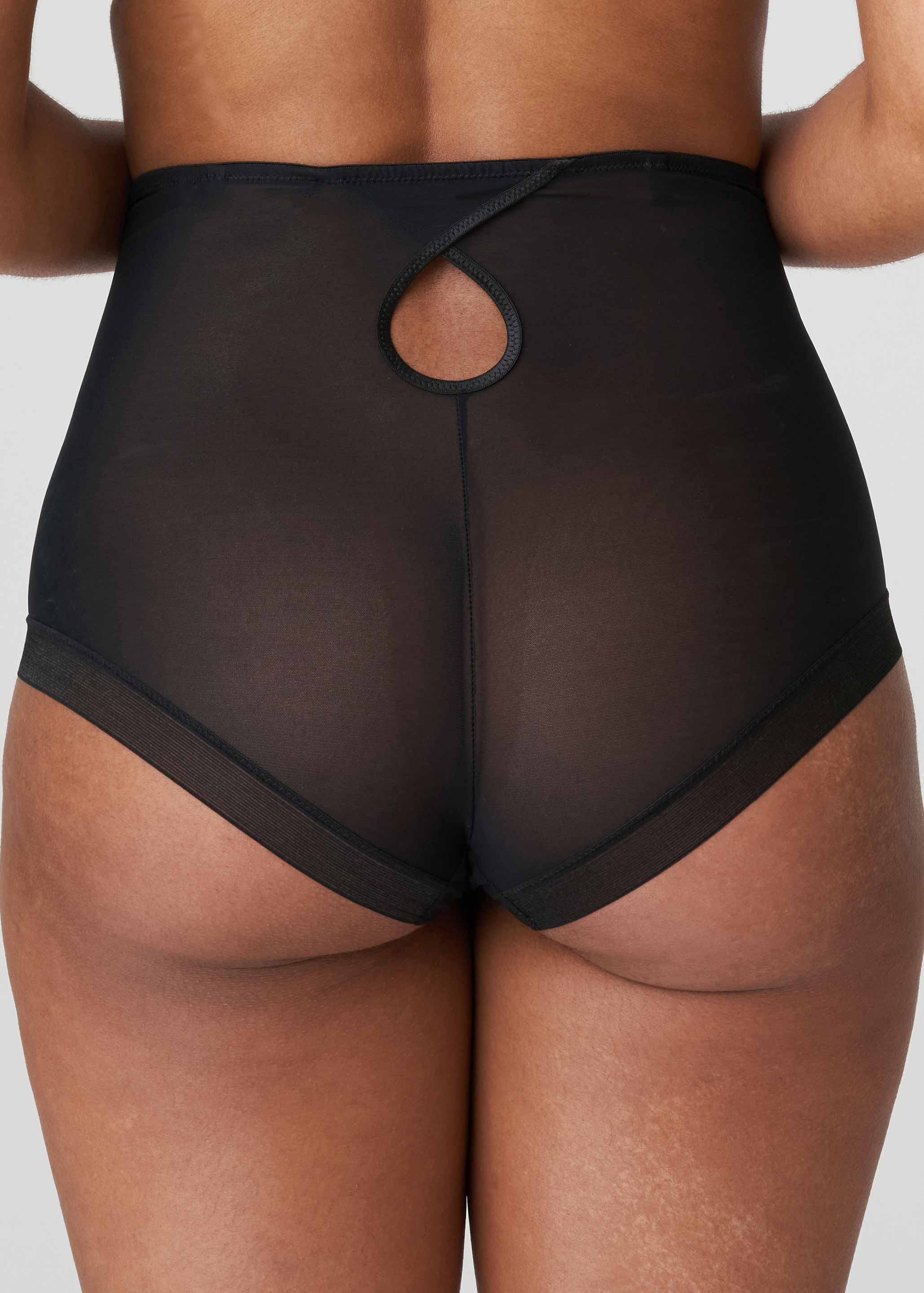 Slip Taille Haute Twist de Prima Donna Noir