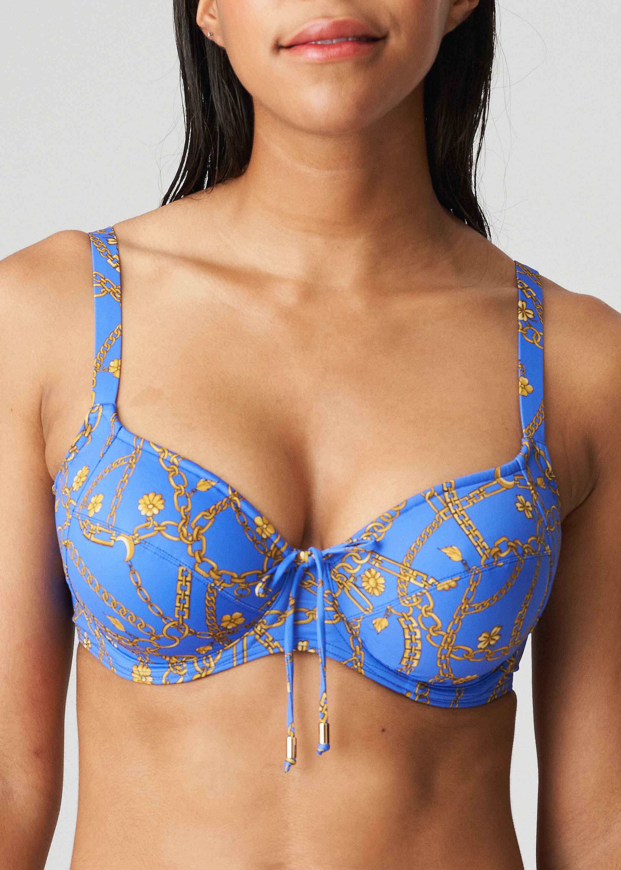 haut de Bikini Embotant  Armatures Maillots de Bain Prima Donna Swim Bleu lctrique