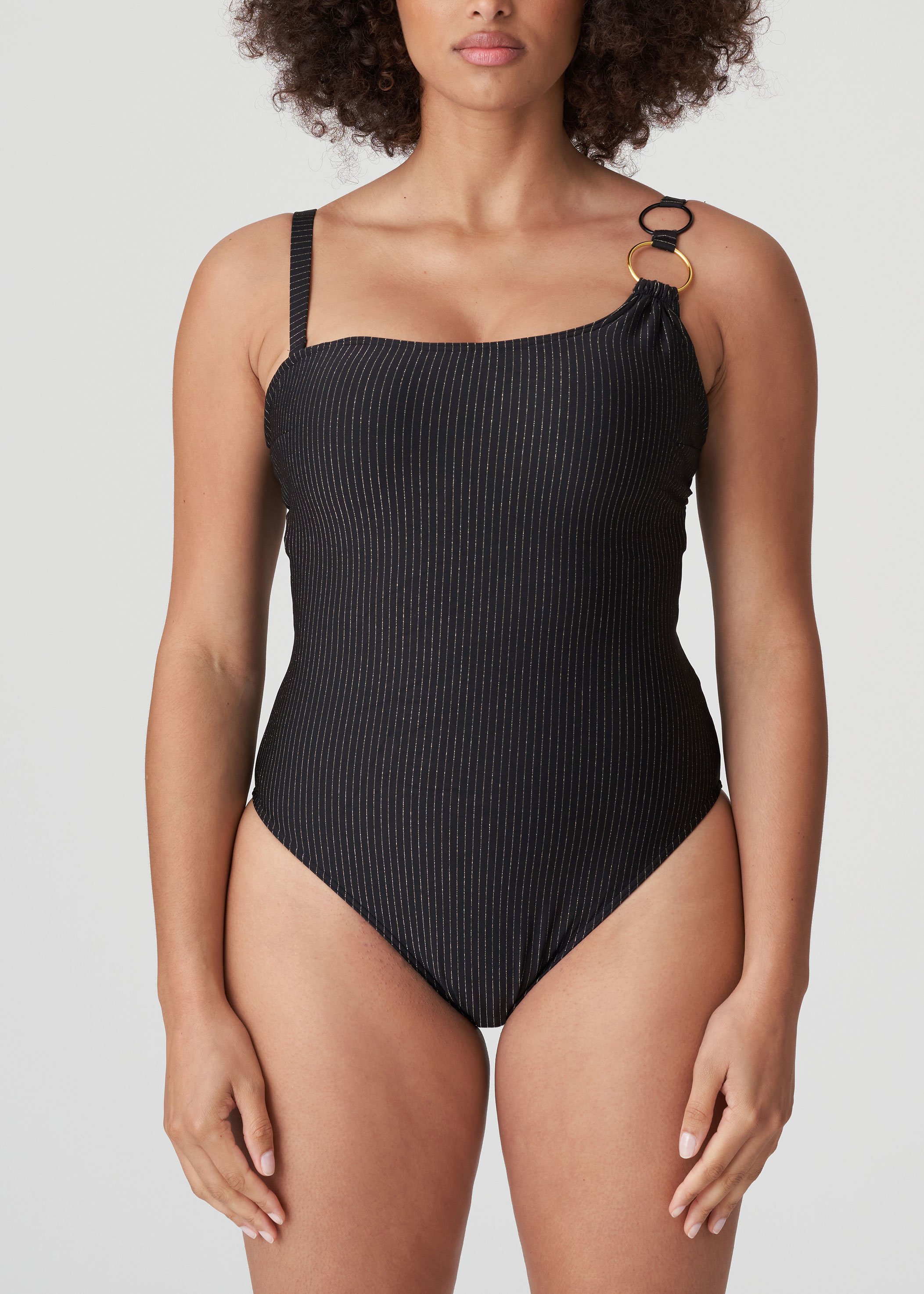 Maillot 1 Pice Asymtrique Maillots de Bain Prima Donna Swim Noir