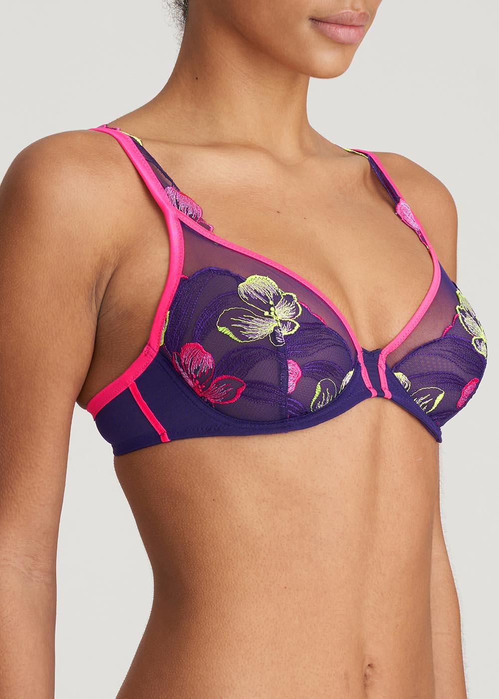 Soutien-gorge  Armatures Dcollet Profond Marie-Jo Majestic Purple