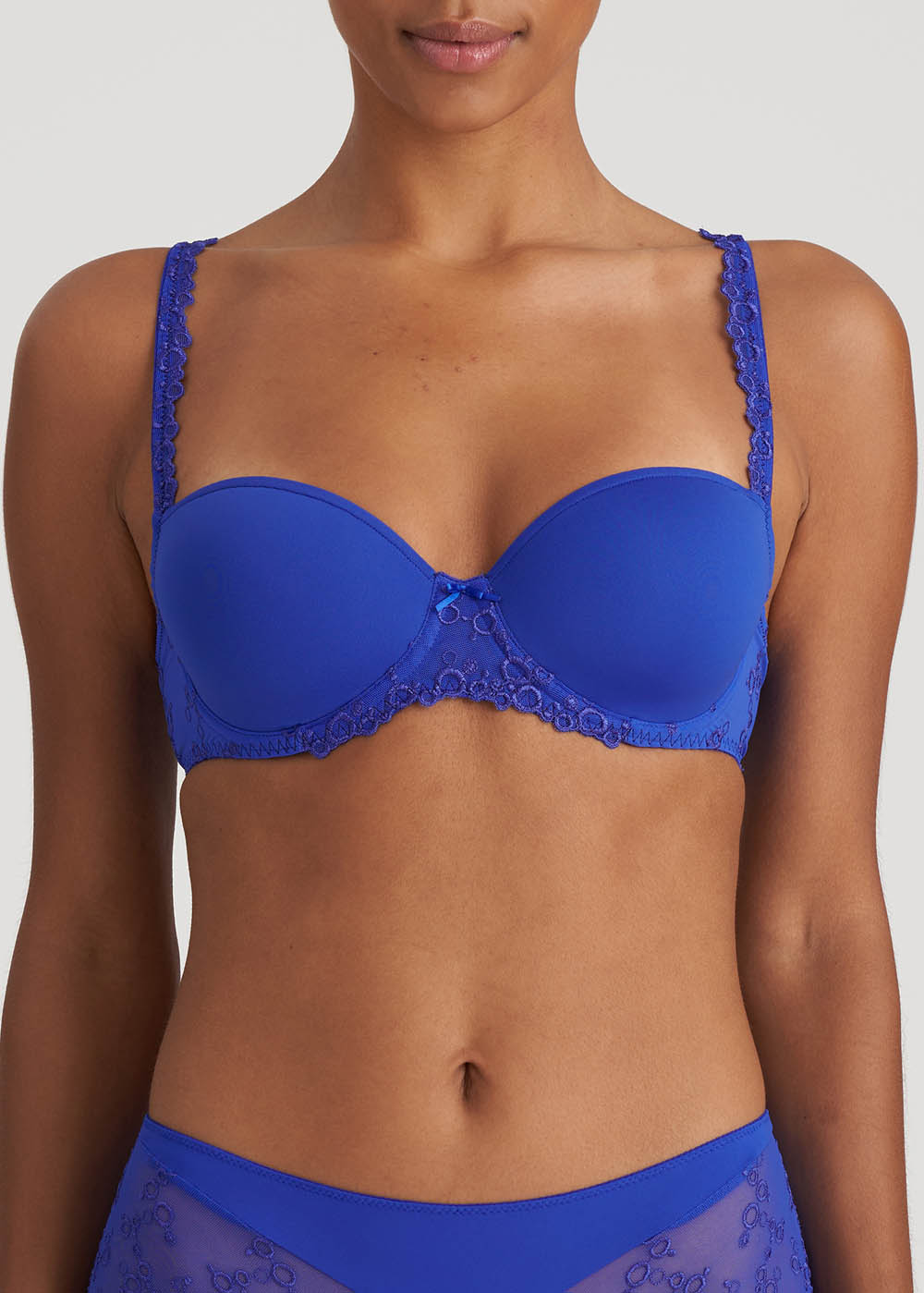 Soutien-gorge Balconnet Rembourr  Armatures Marie-Jo Bleu lctrique